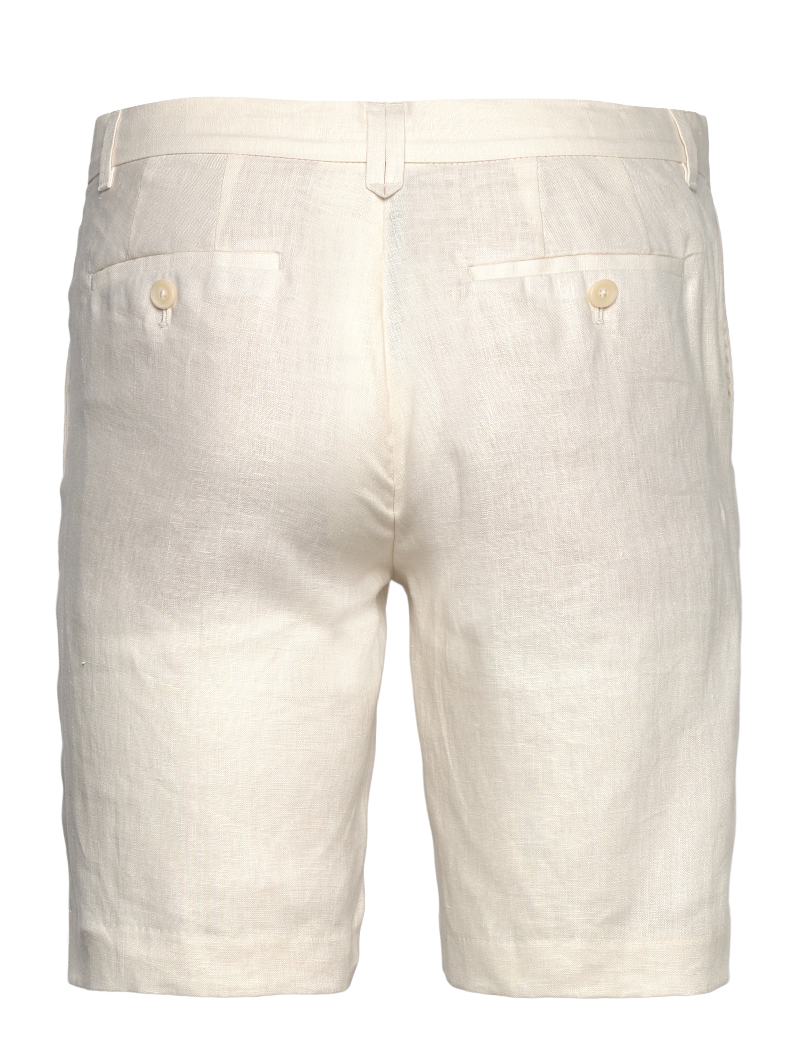 Mango - Slim-fit 100% linen bermuda shorts - linneshorts - natural white - 1