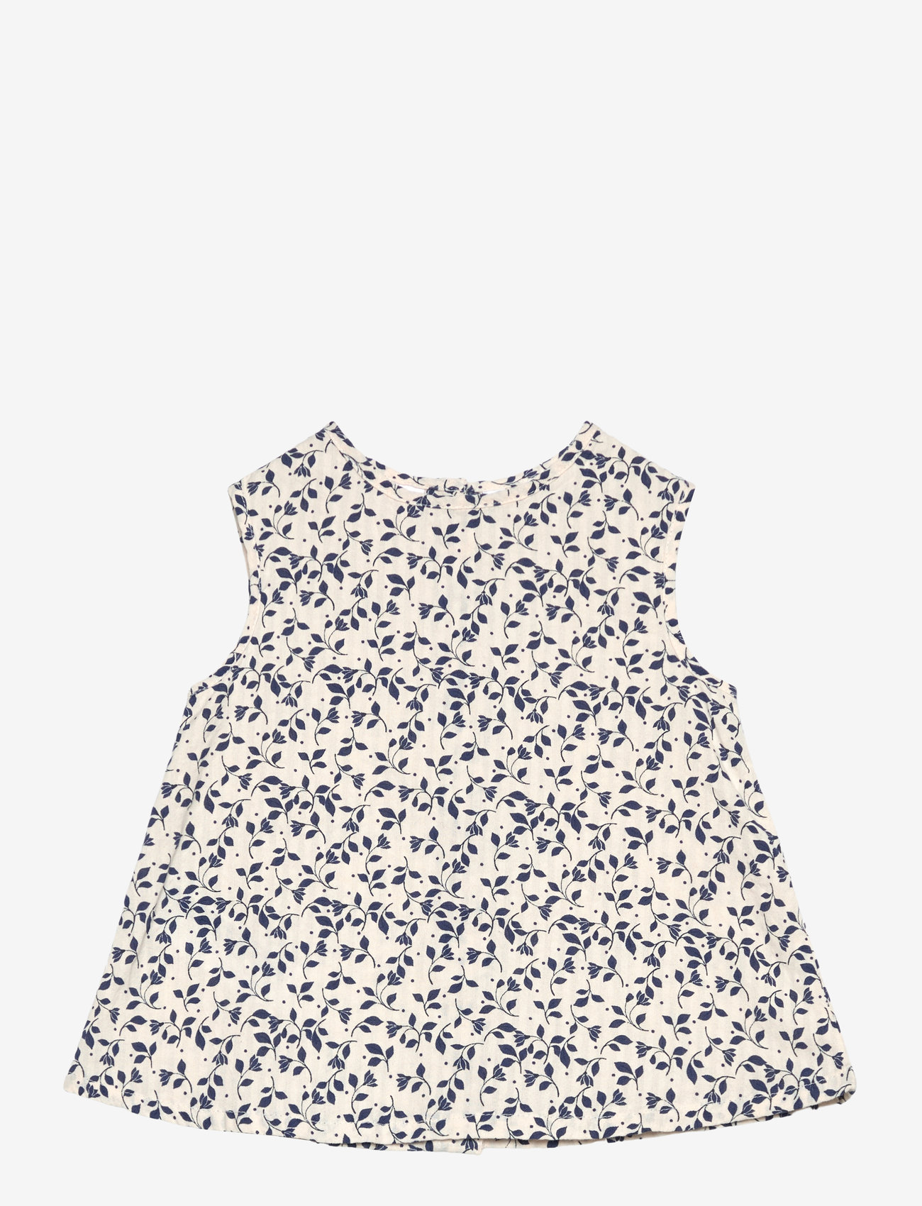 Mango - Sleeveless printed blouse - laveste priser - white - 0