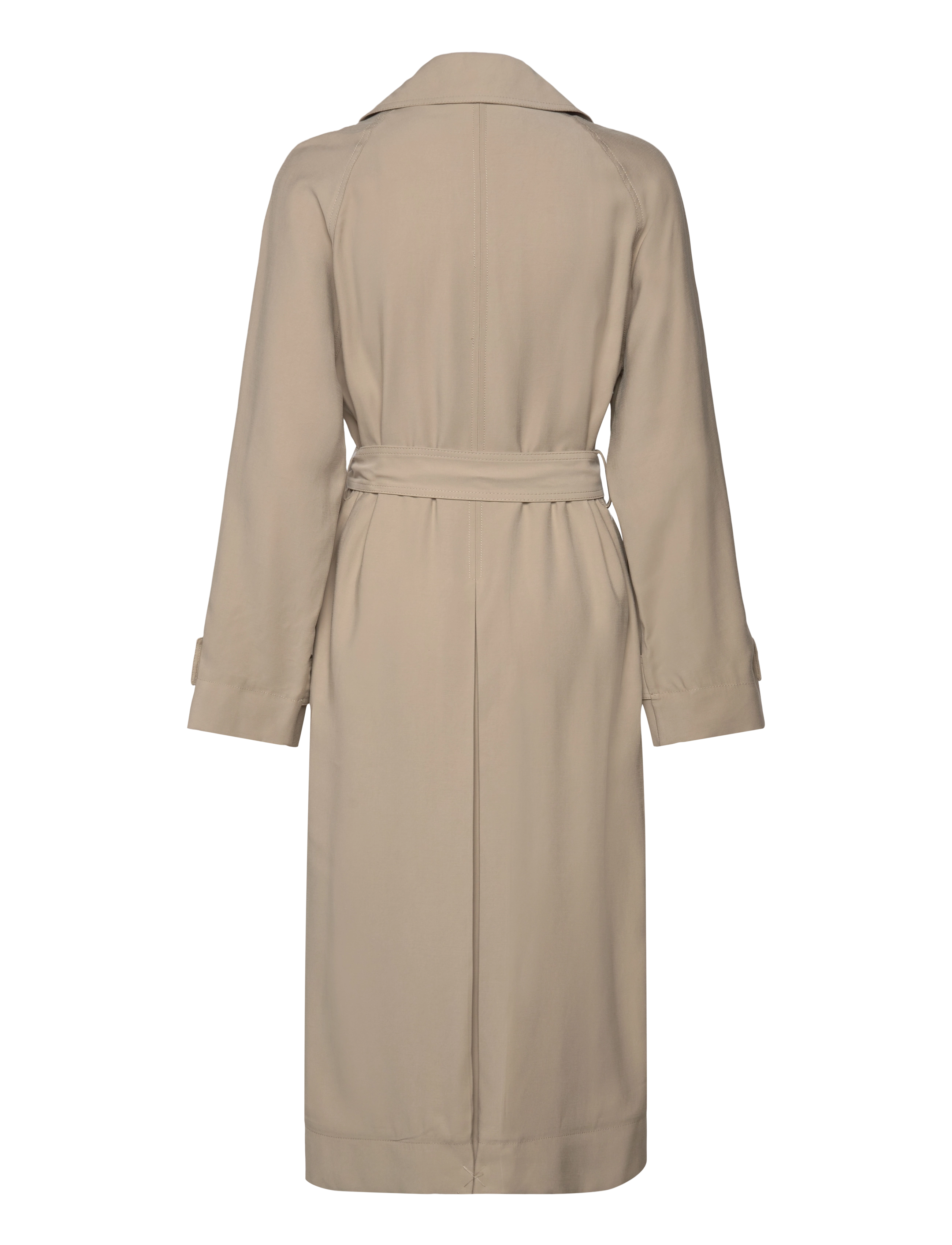 Mango - Soft trench coat with belt - lt pastel grey - 2