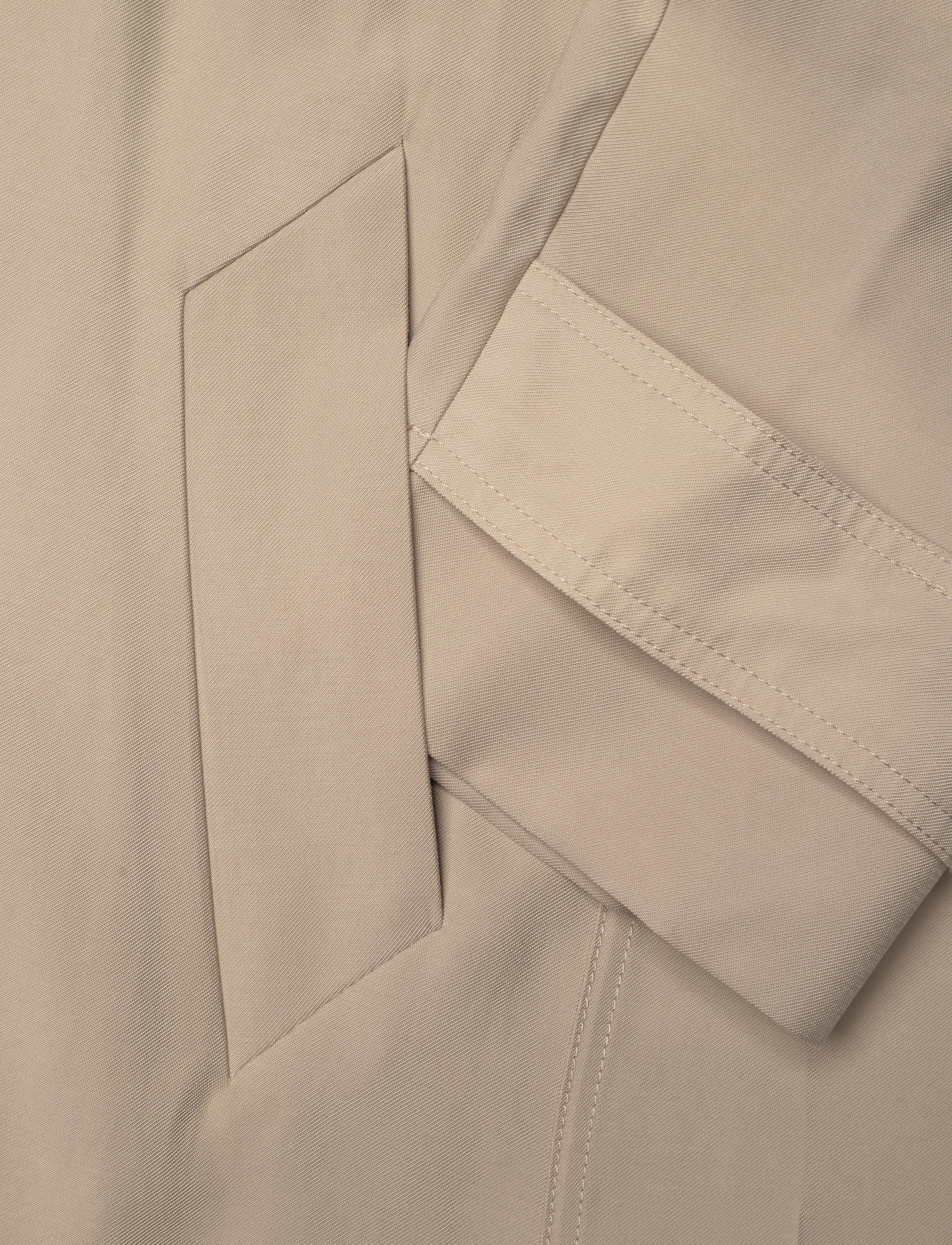 Mango - Soft trench coat with belt - lt pastel grey - 5