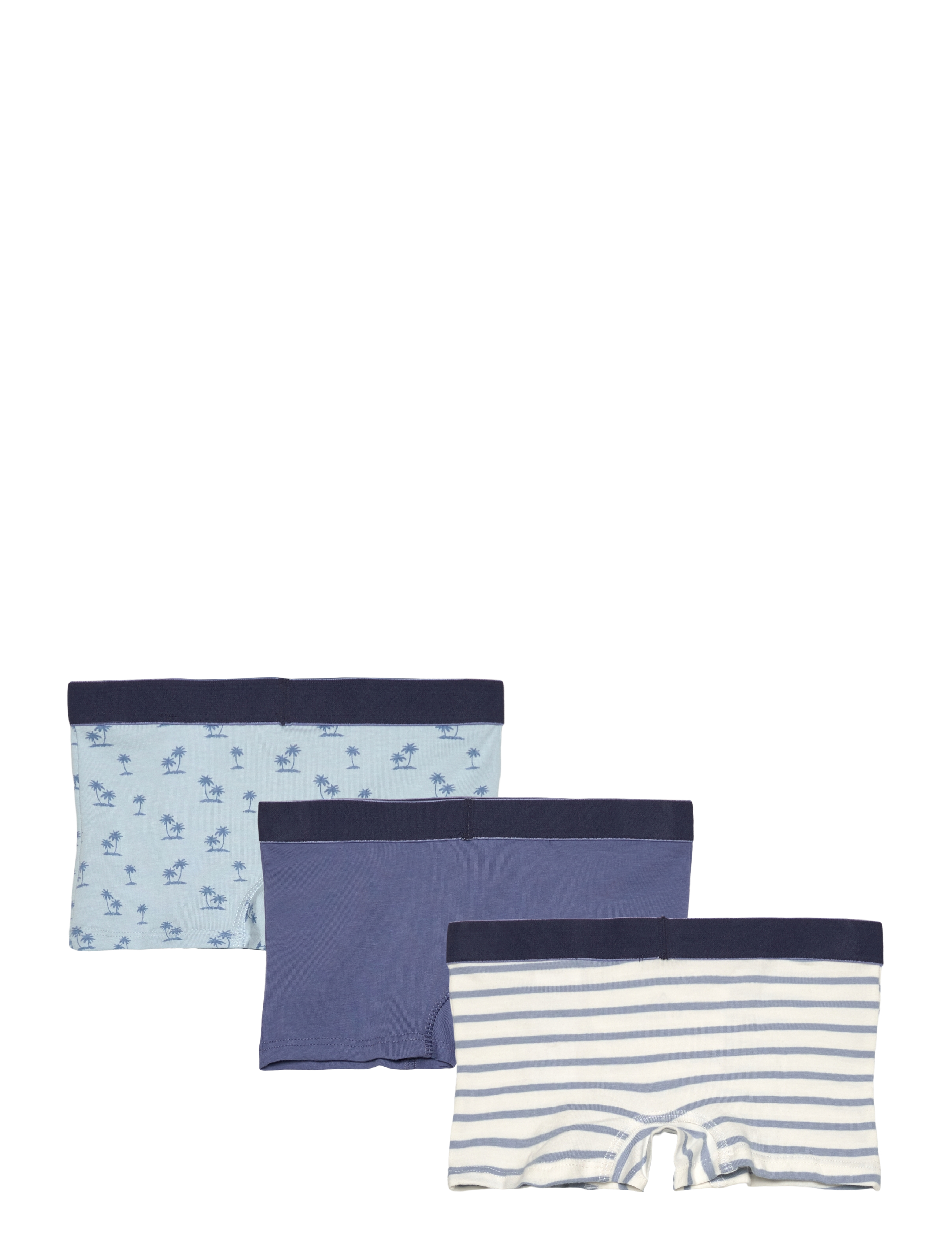 Mango - Mixed 3 boxer pack - medium blue - 1
