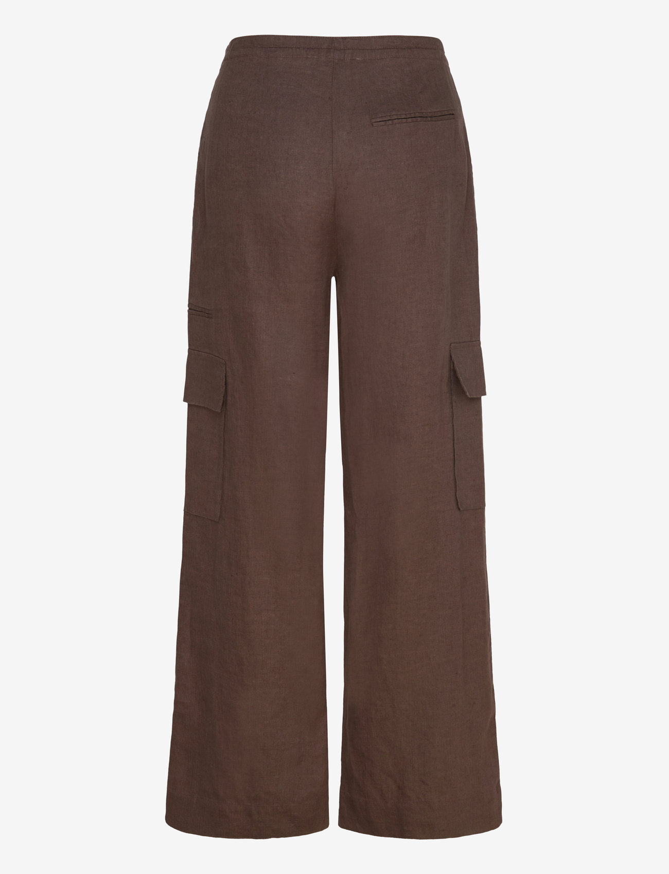 Mango - Linen cargo trousers - leinenhosen - brown - 2