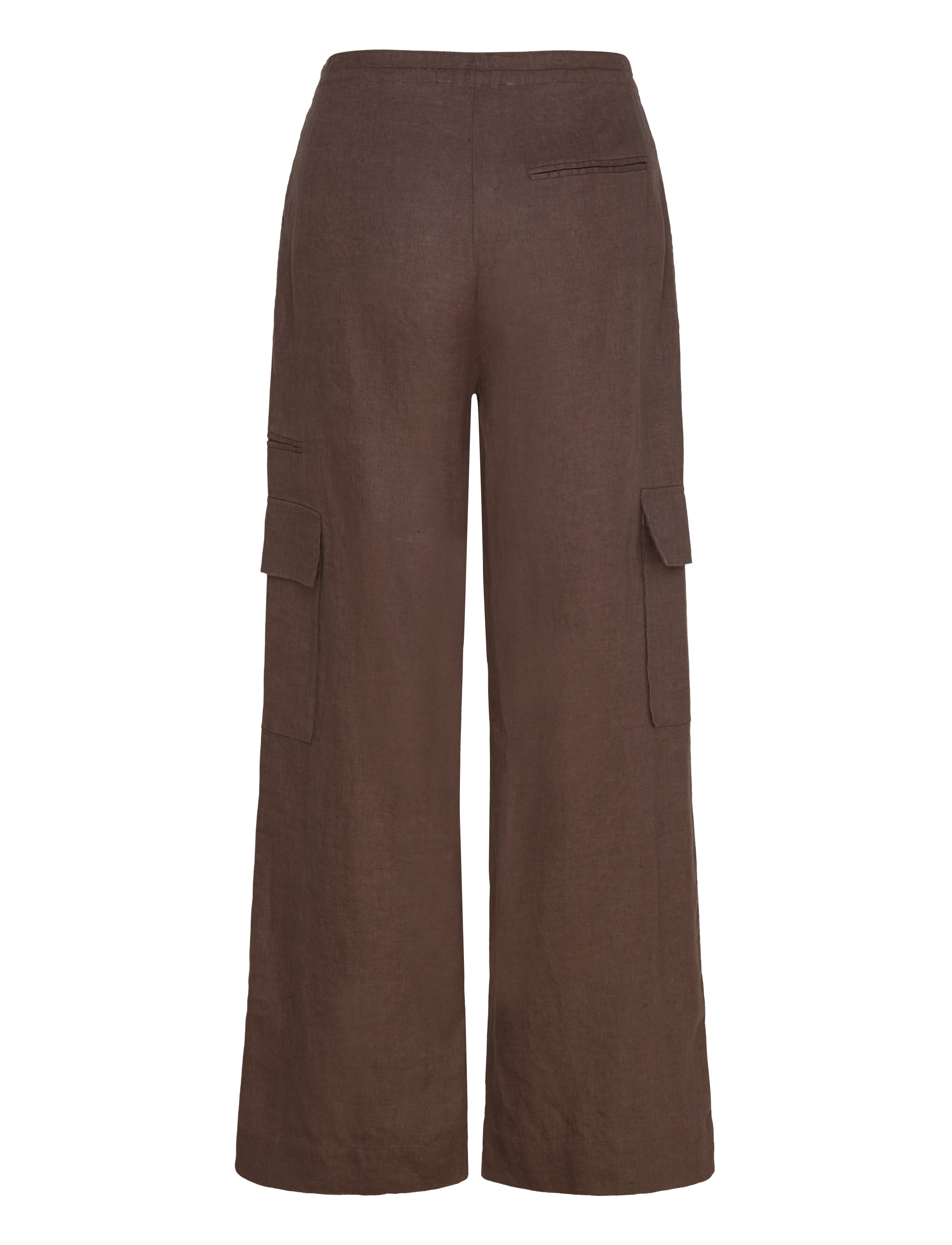 Mango - Linen cargo trousers - leinenhosen - brown - 2