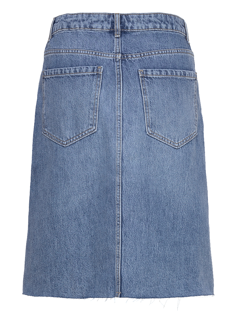 Mango - Midi denim skirt - denim skirts - open blue - 2