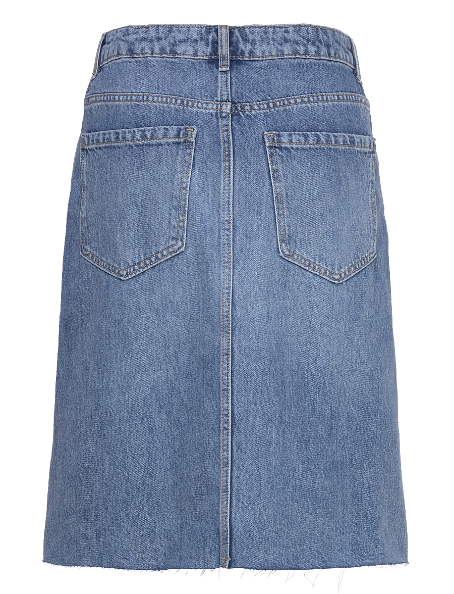 Mango - Midi denim skirt - open blue - 2
