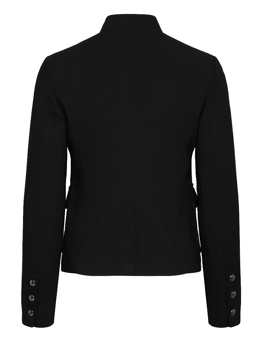 Mango - Jacket pockets with button detail - tunna jackor - black - 2
