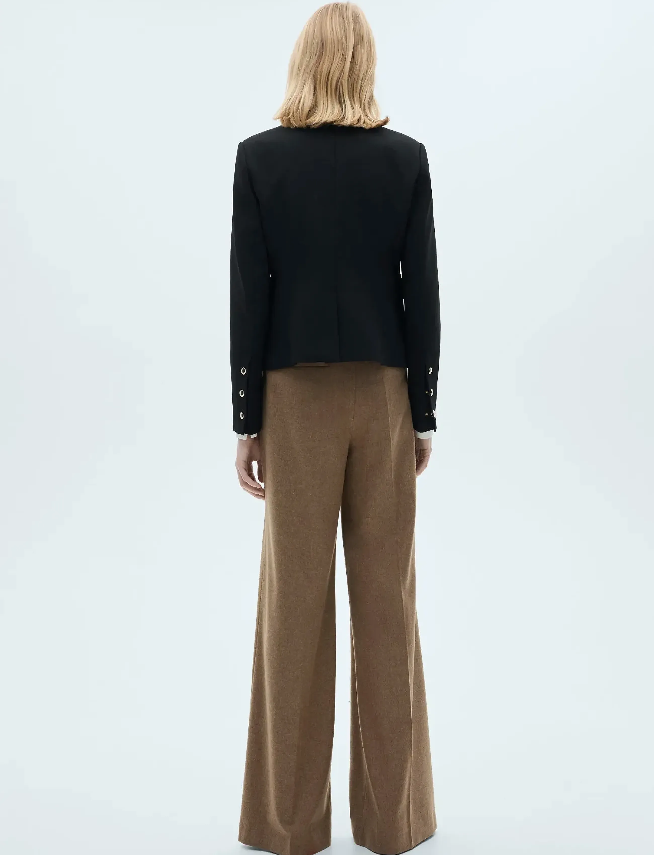 Mango - Jacket pockets with button detail - vårjakker - black - 3