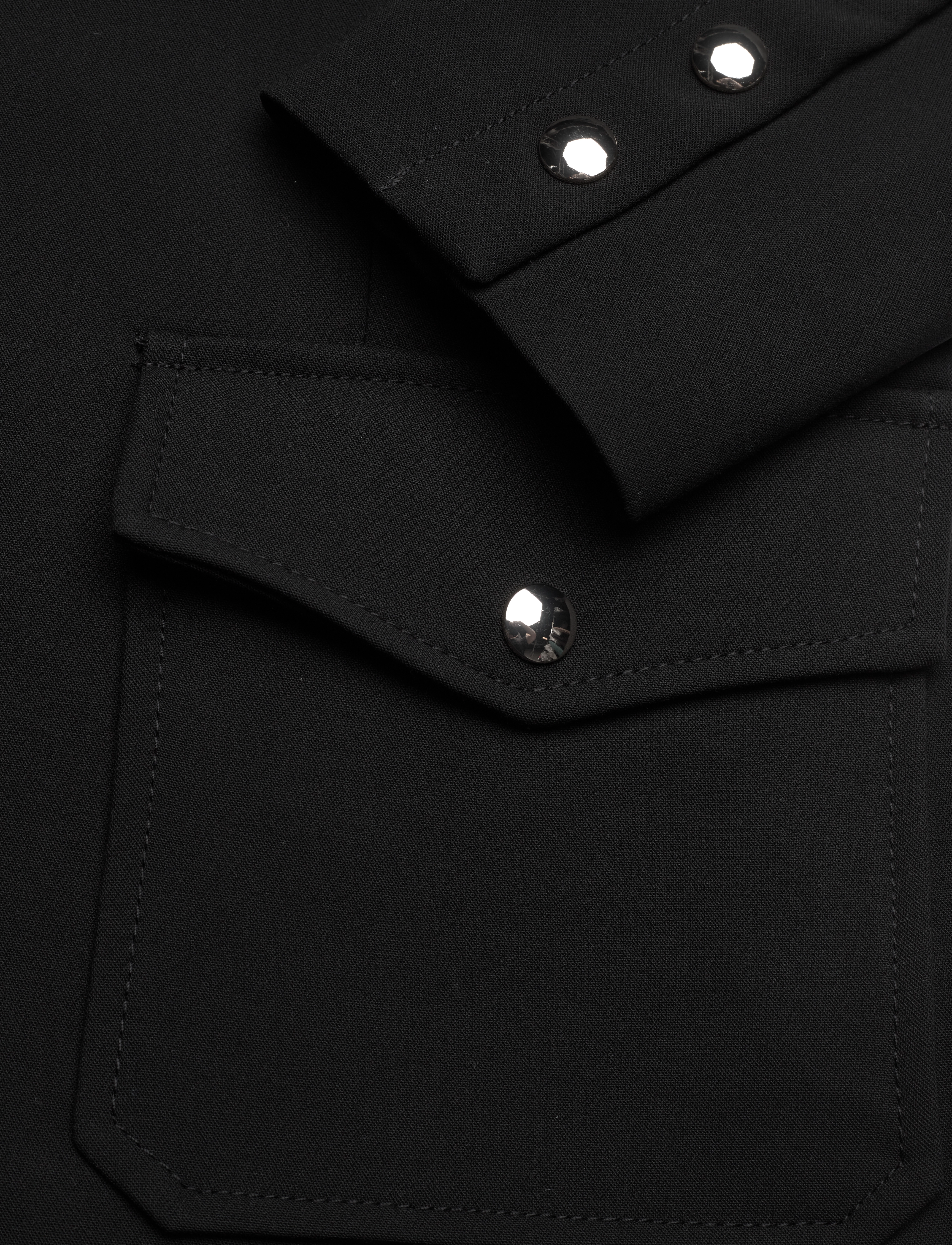 Mango - Jacket pockets with button detail - vårjakker - black - 5