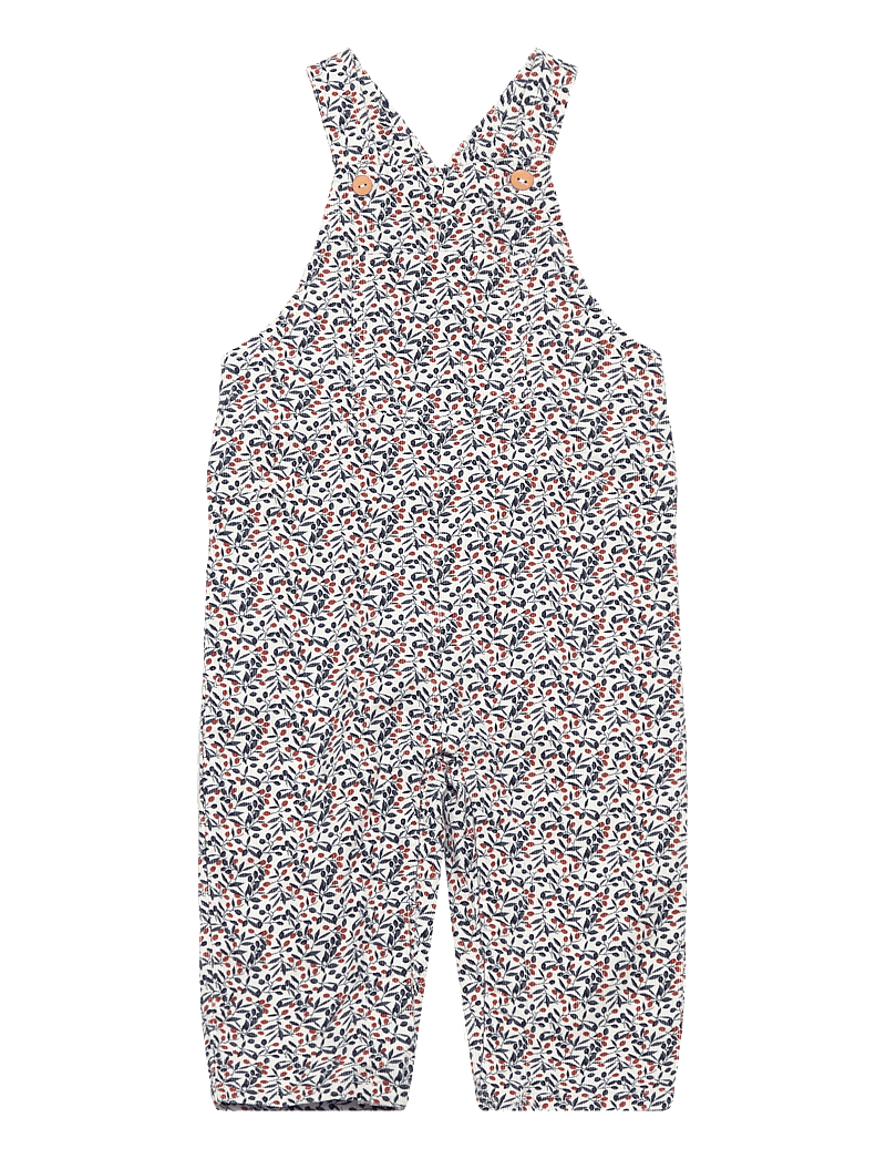 Mango - Soft long dungarees - hängselbyxor - natural white - 0
