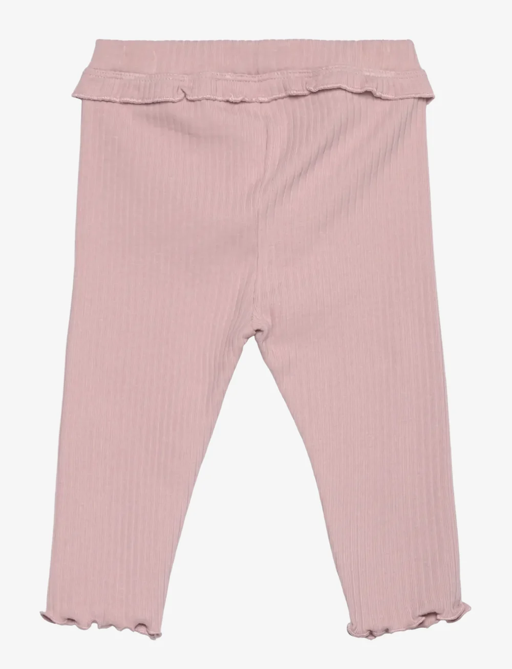 Mango - Cotton ribbed leggings - leggings - pink - 1