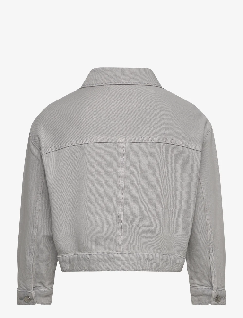 Mango - Studded denim jacket - denimjakker - open grey - 1