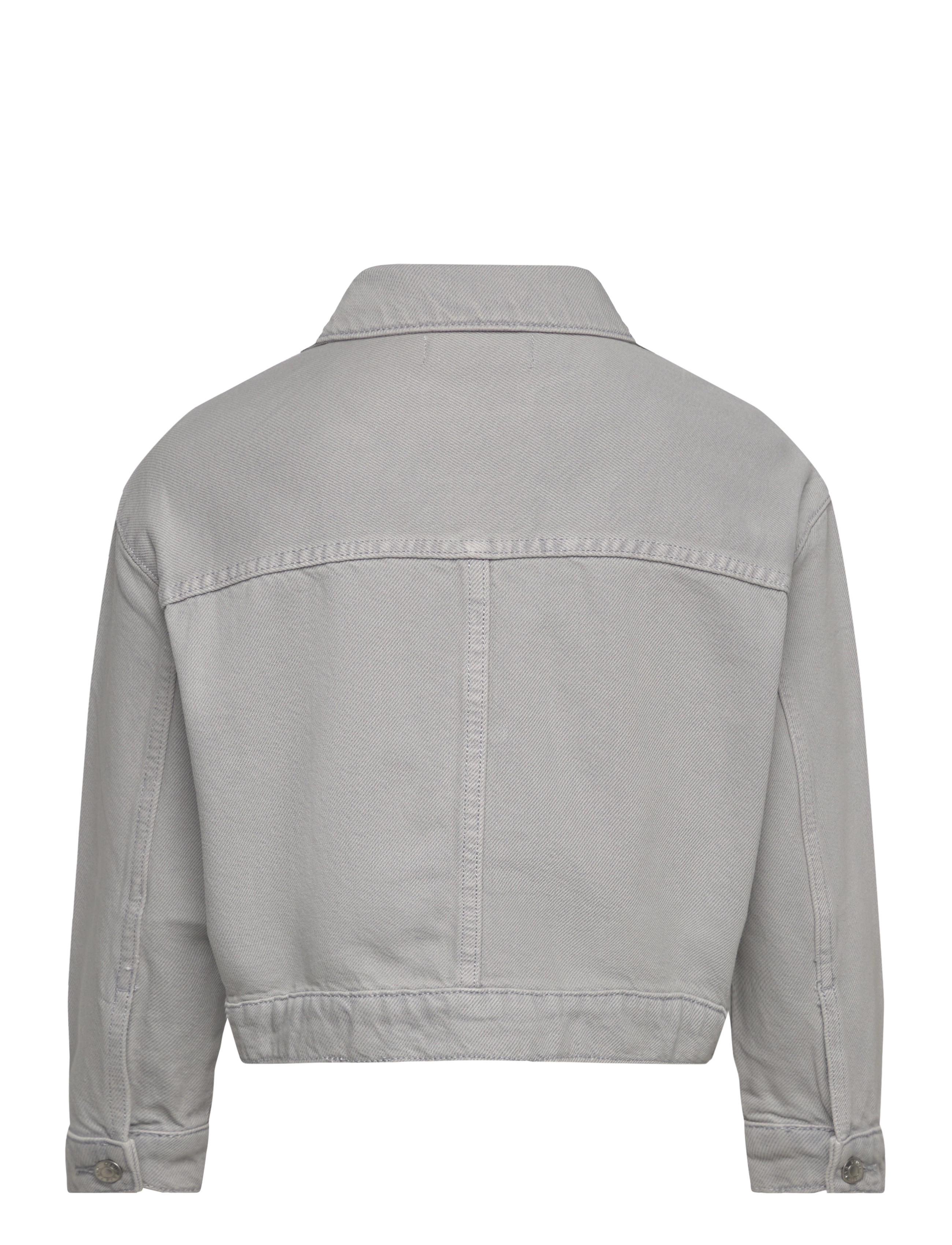 Mango - Studded denim jacket - sommerschnäppchen - open grey - 1