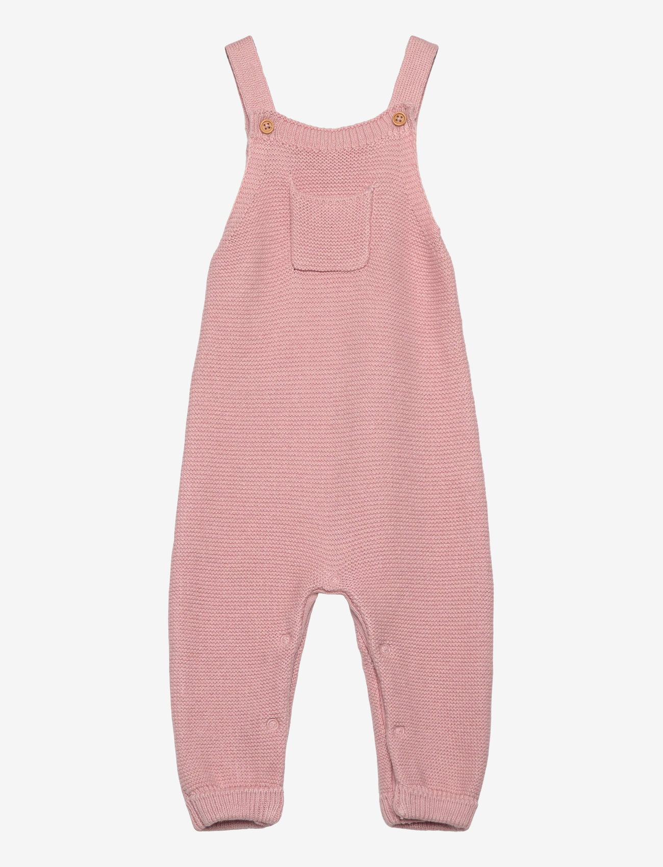 Mango - Cotton knit dungarees - overalls - pink - 0