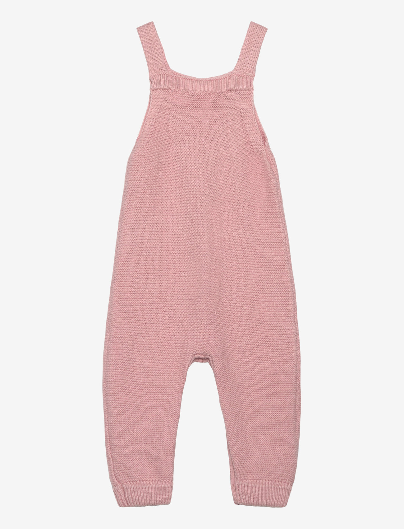 Mango - Cotton knit dungarees - overalls - pink - 1