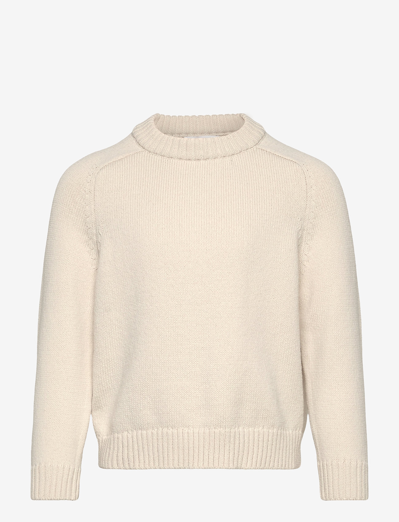 Mango - Knitted cotton sweater - herbstliche kleidung - light beige - 0