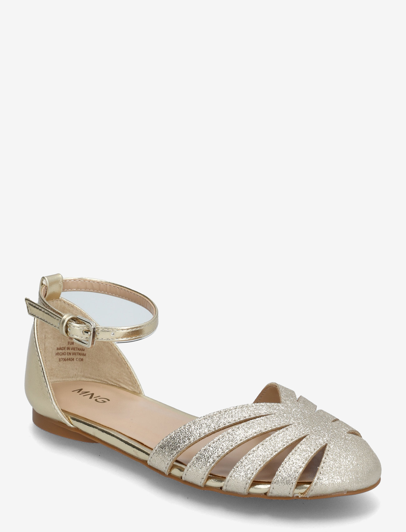 Mango - Strips sandals - sandaler - gold - 0
