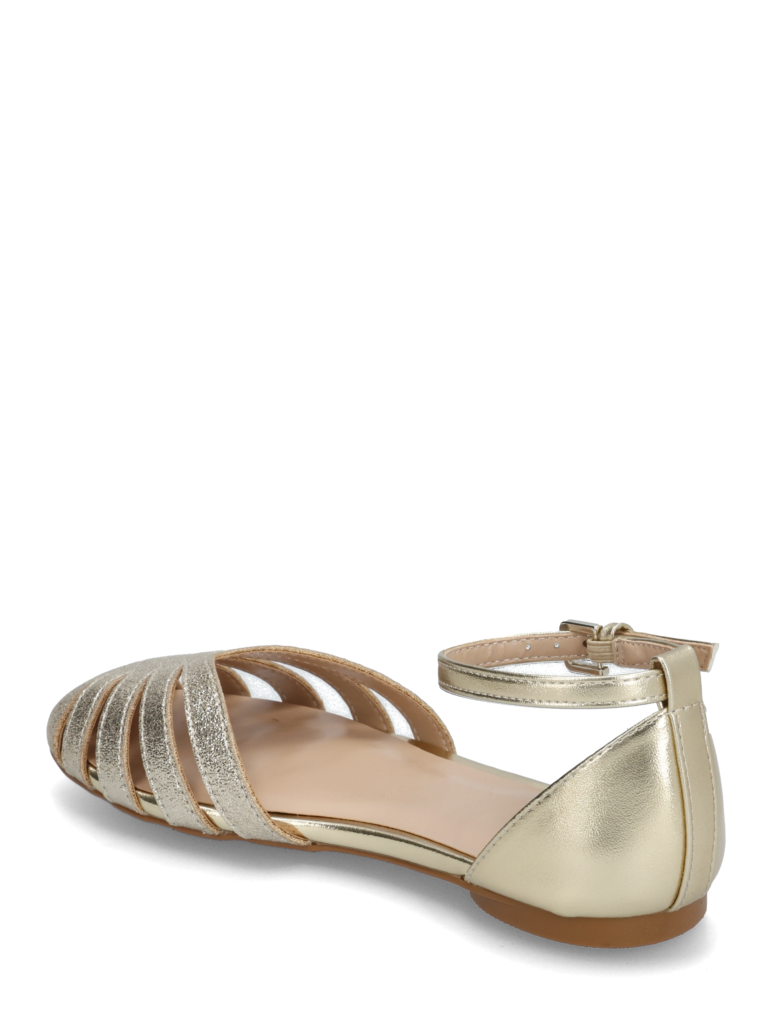 Mango - Strips sandals - gold - 2
