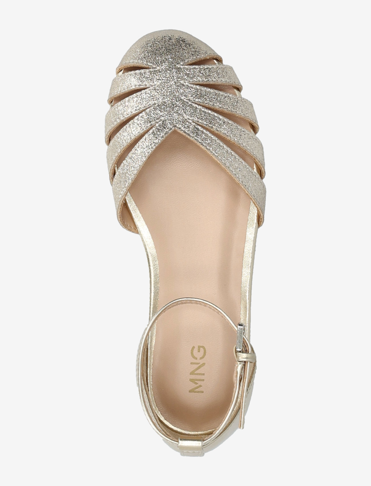 Mango - Strips sandals - sandaler - gold - 3