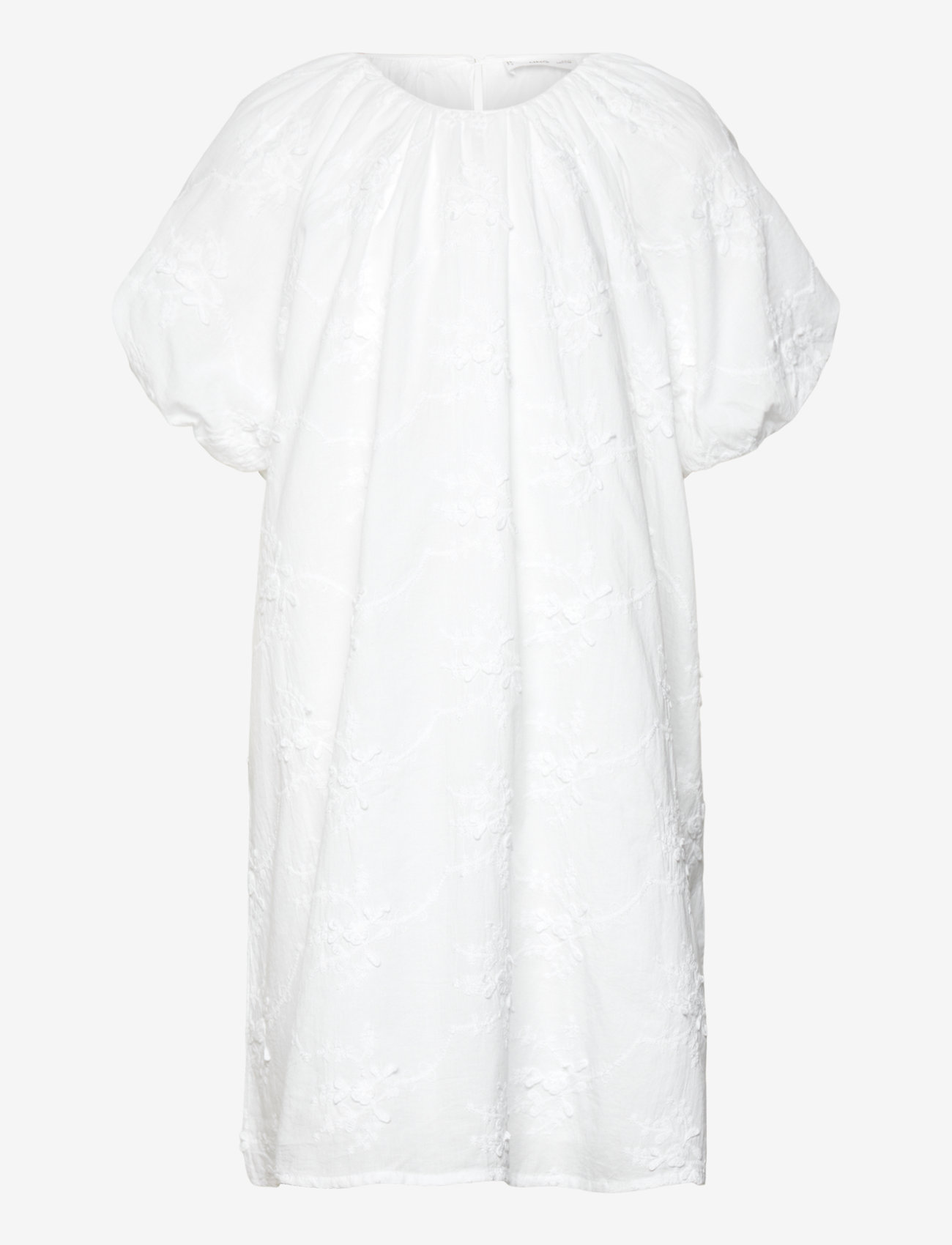 Mango - DRESS .-- POMPI - lühikeste varrukatega vabaaja kleidid - white - 0