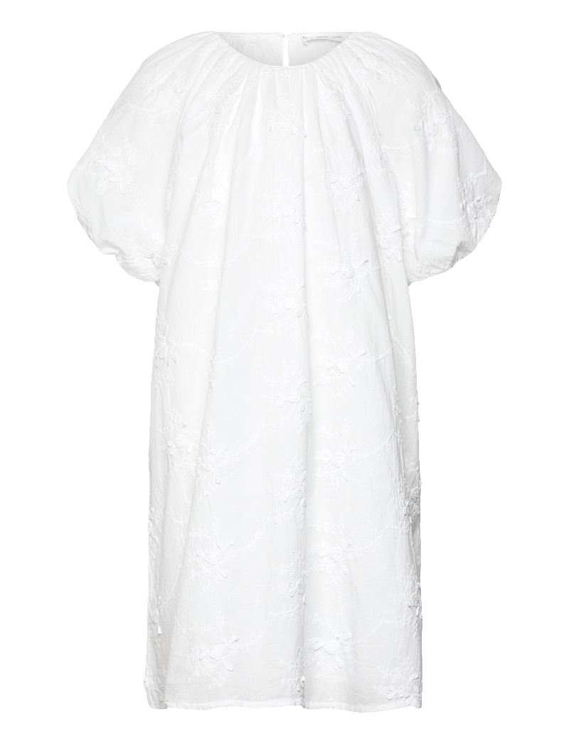 Mango - DRESS .-- POMPI - kortærmede hverdagskjoler - white - 0