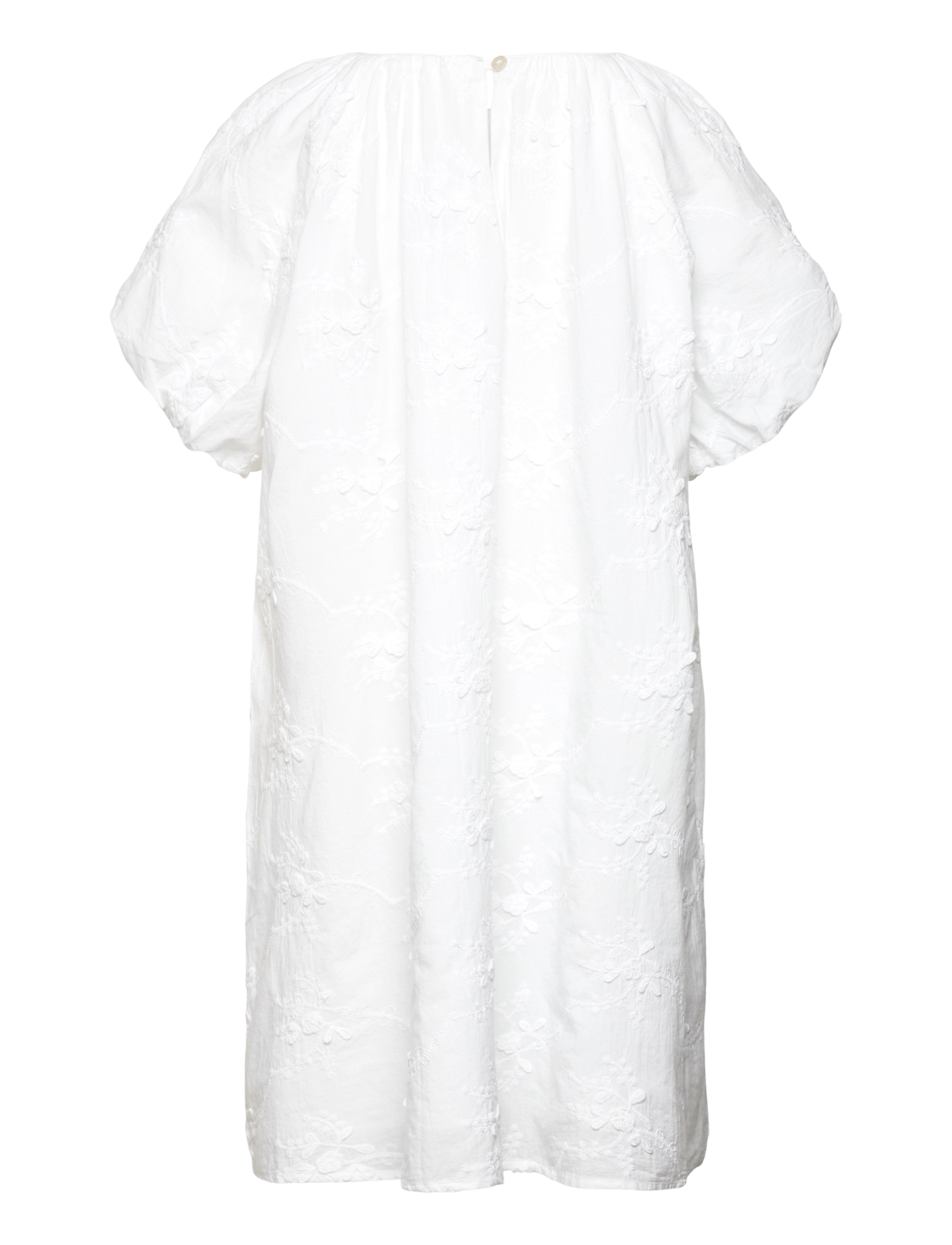 Mango - DRESS .-- POMPI - kurzärmelige freizeitkleider - white - 1