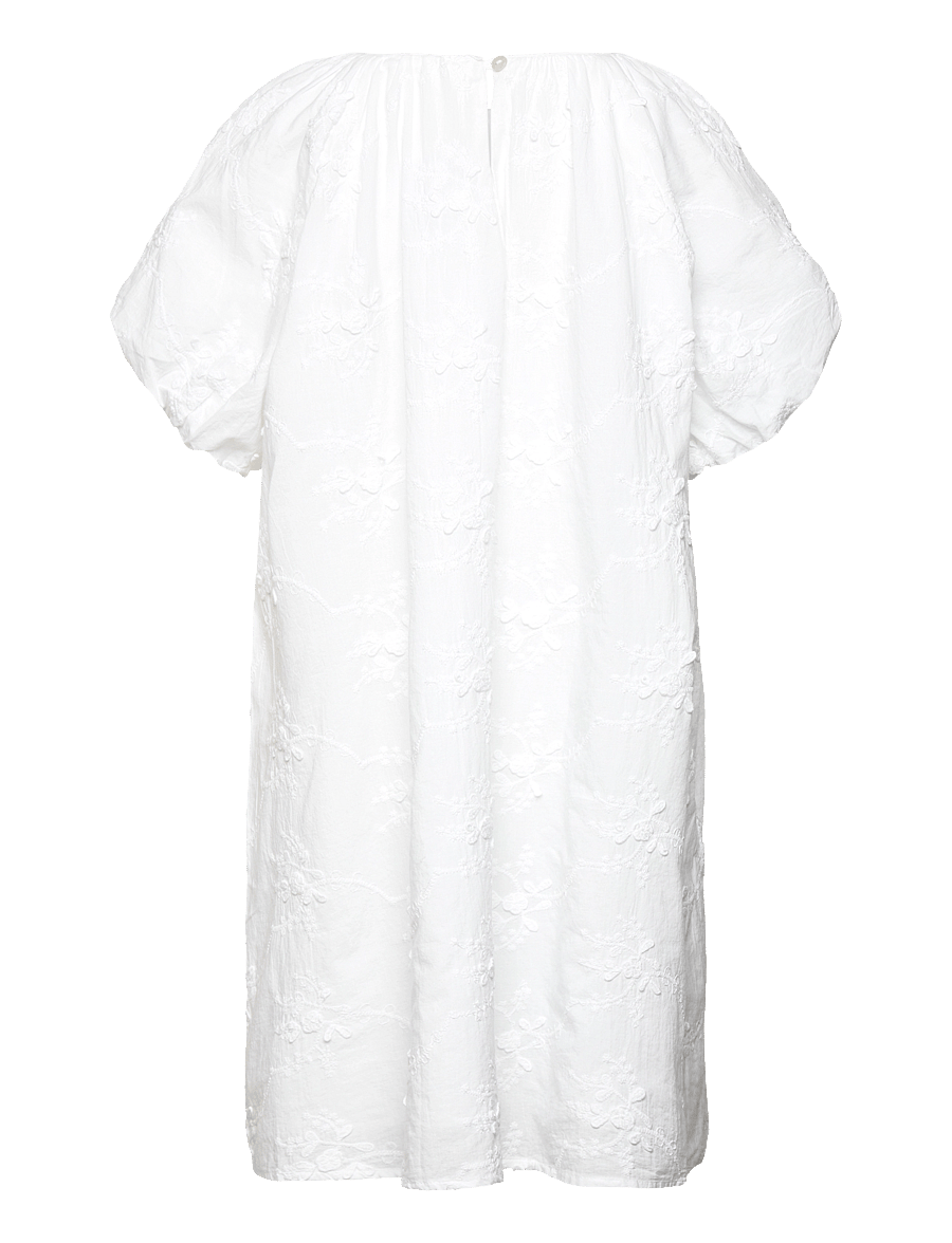 Mango - DRESS .-- POMPI - kortärmade vardagsklänningar - white - 1