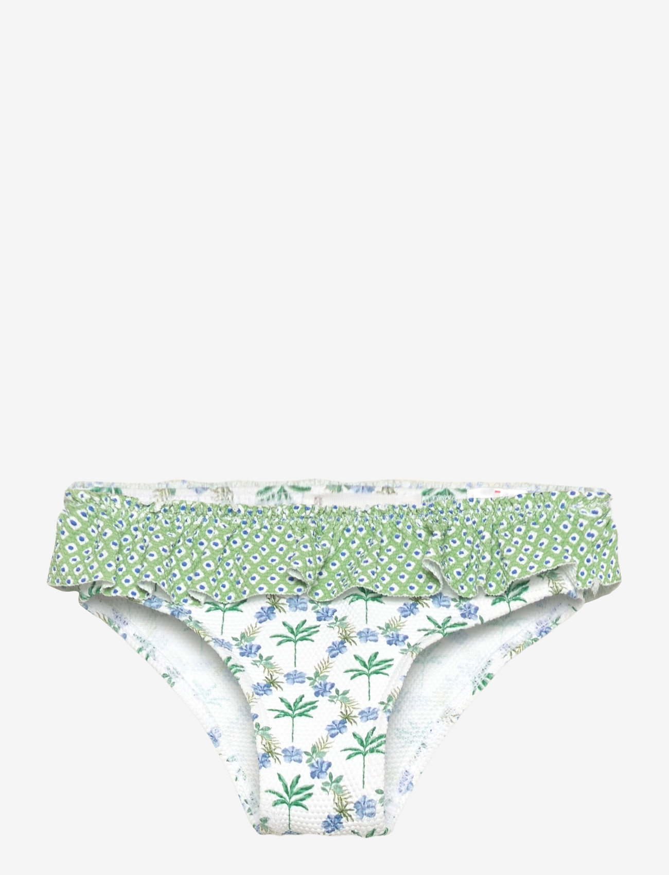 Mango - Ruffle bikini bottoms - laveste priser - white - 0
