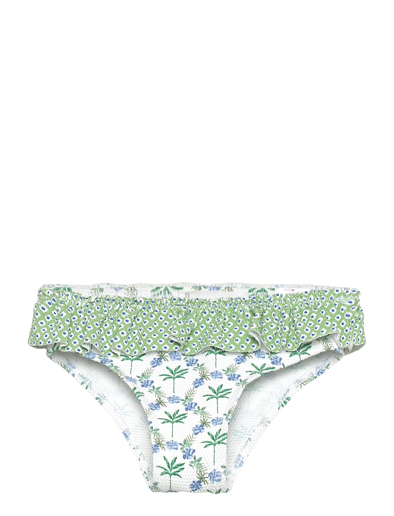 Mango - Ruffle bikini bottoms - bikinier - white - 0