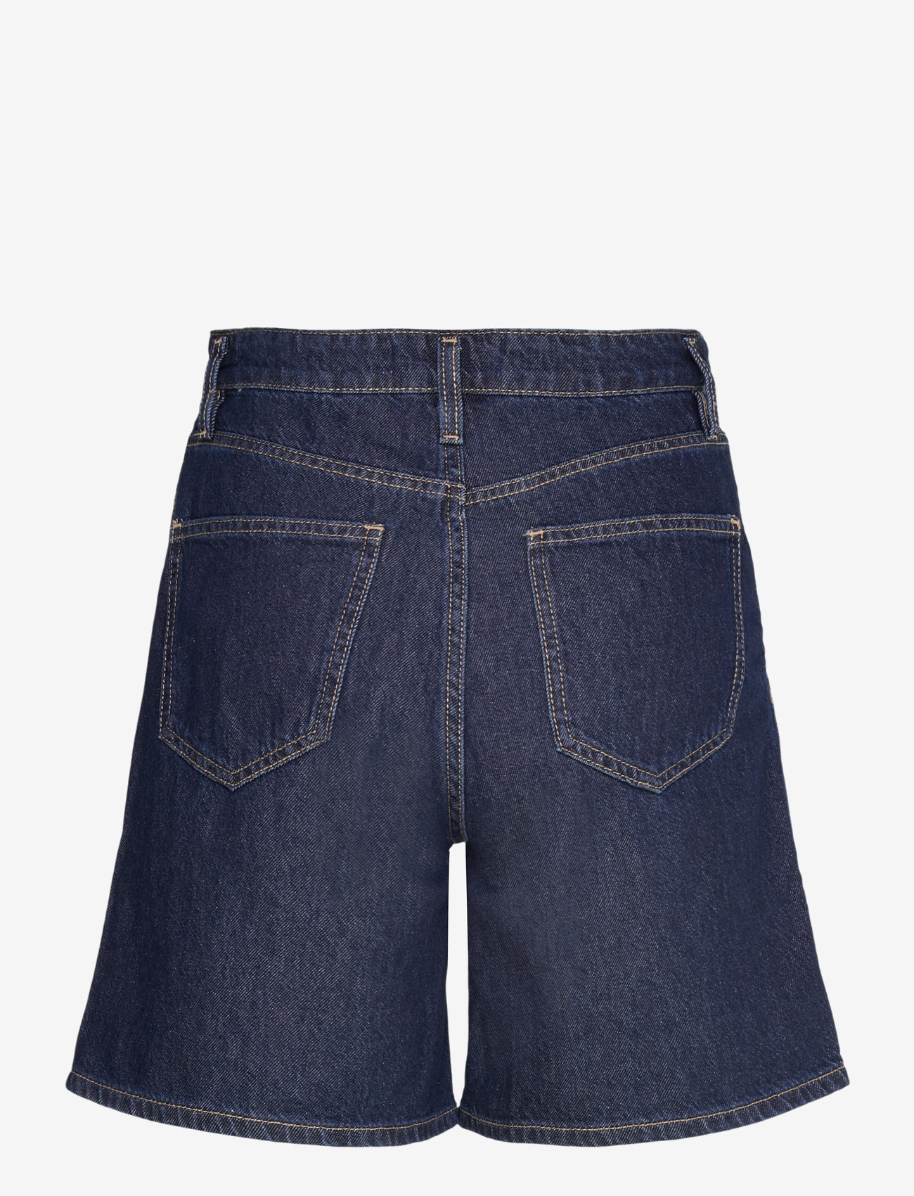 Mango - Denim rinse-wash bermuda shorts with pleats - jorts - open blue - 2