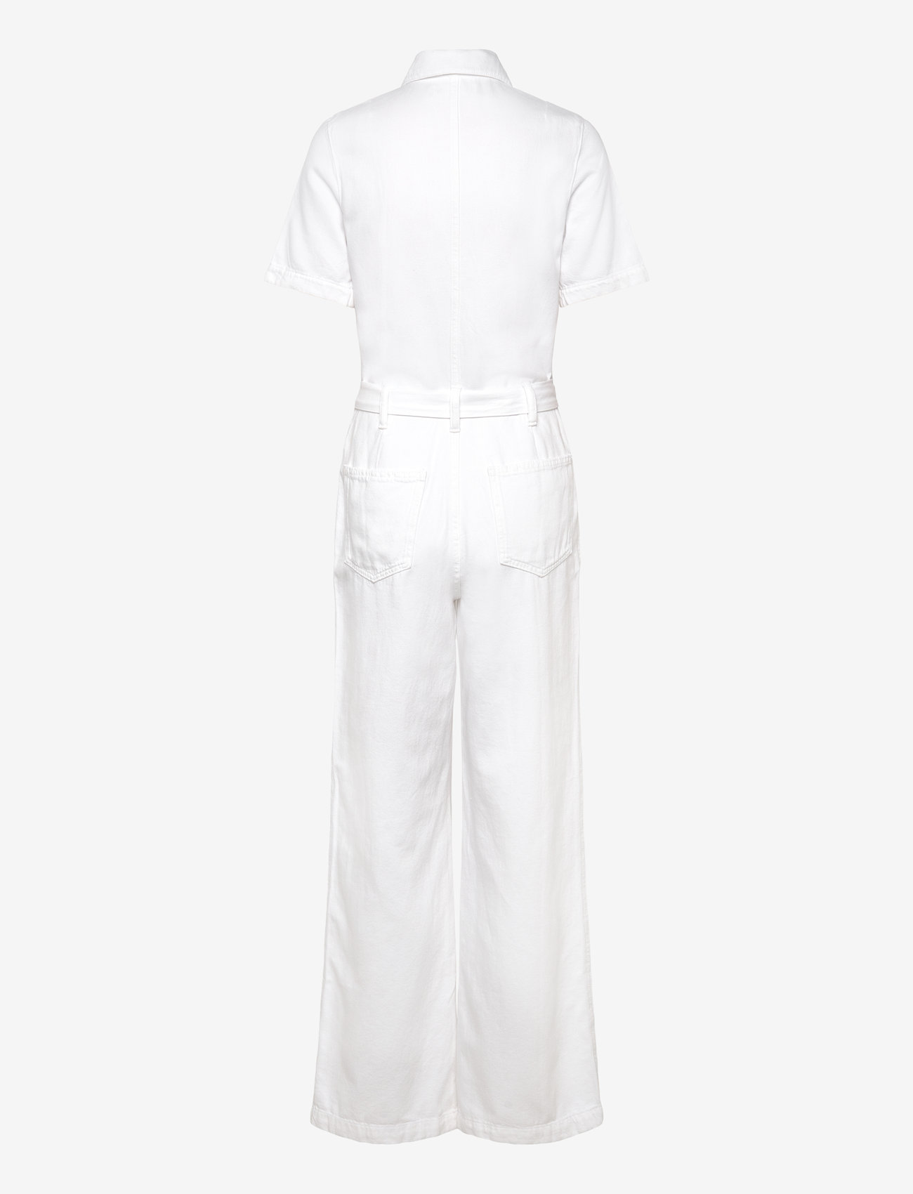 Mango - Denim jumpsuit belt - jumpsuits - white - 2