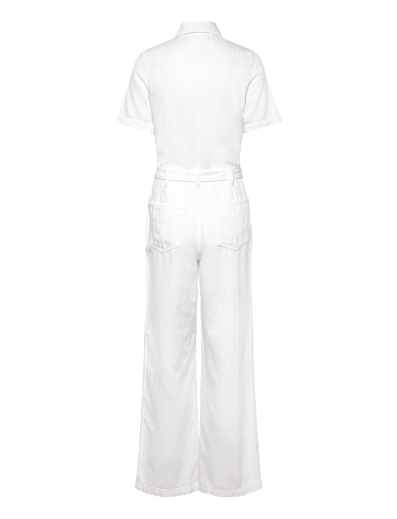 Mango - Denim jumpsuit belt - jumpsuits - white - 2