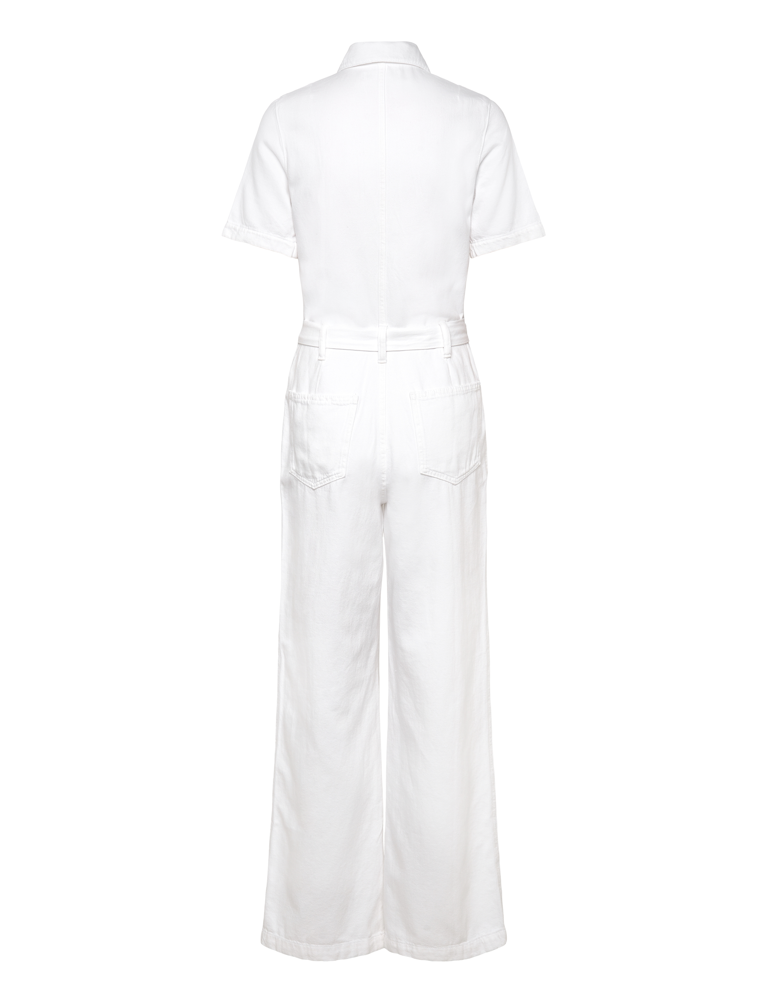 Mango - Denim jumpsuit belt - jumpsuits - white - 2
