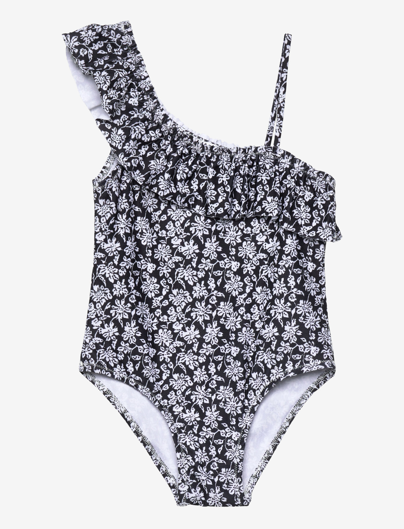 Mango - Floral print swimsuit - laveste priser - black - 0