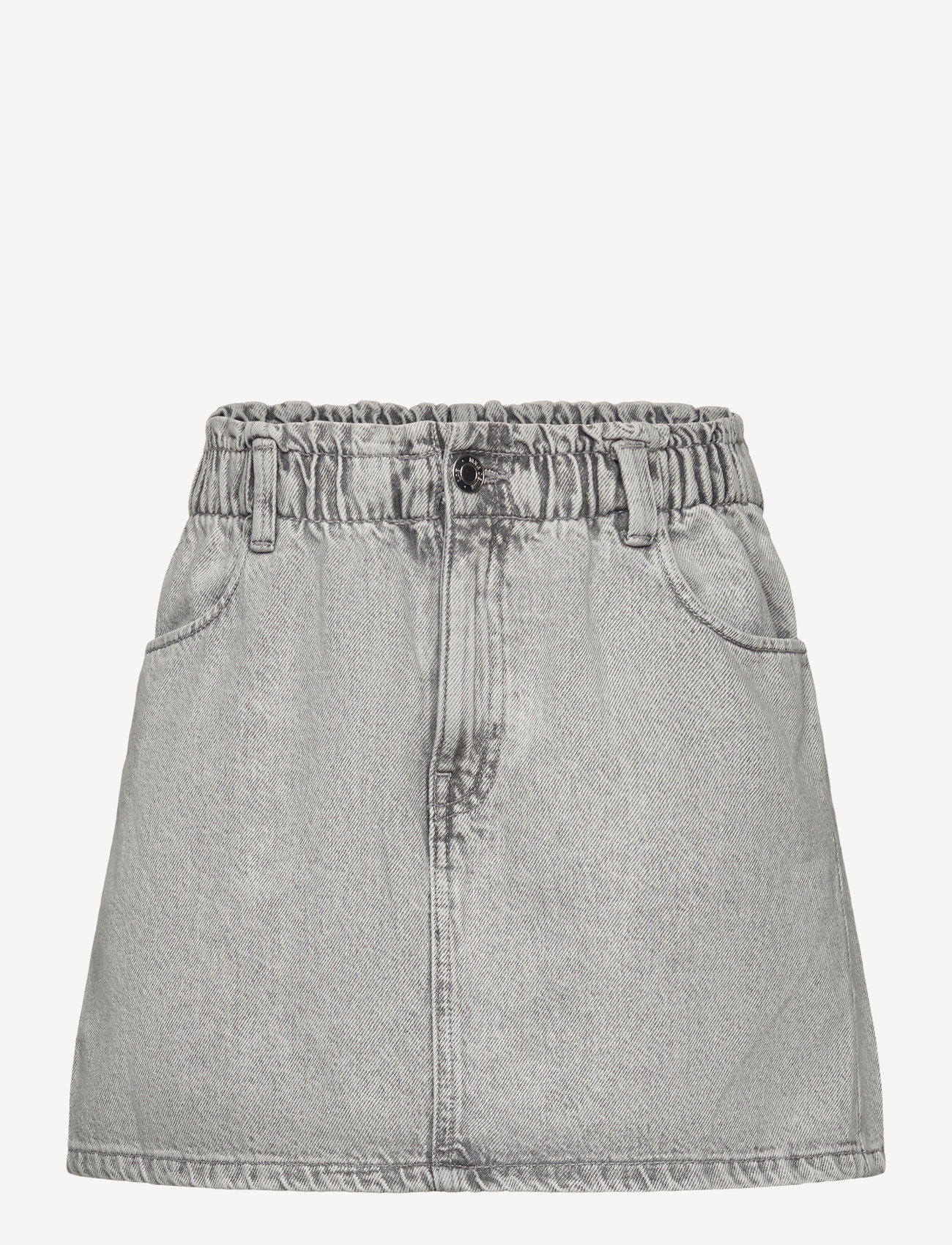 Mango - Short denim skirt - teksaseelikud - open grey - 0