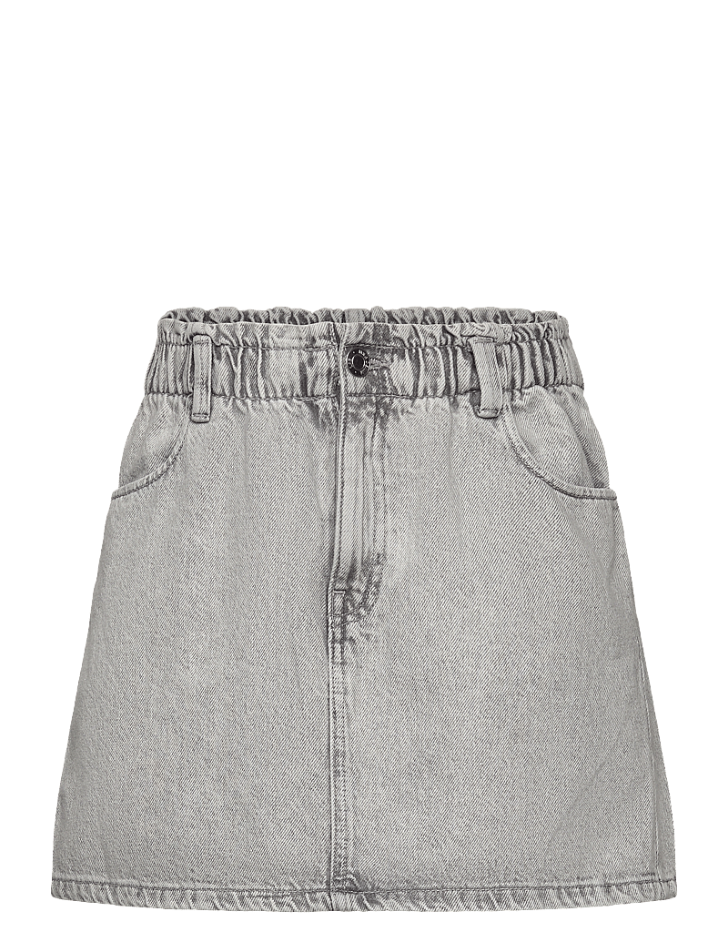 Mango - Short denim skirt - denimnederdele - open grey - 0