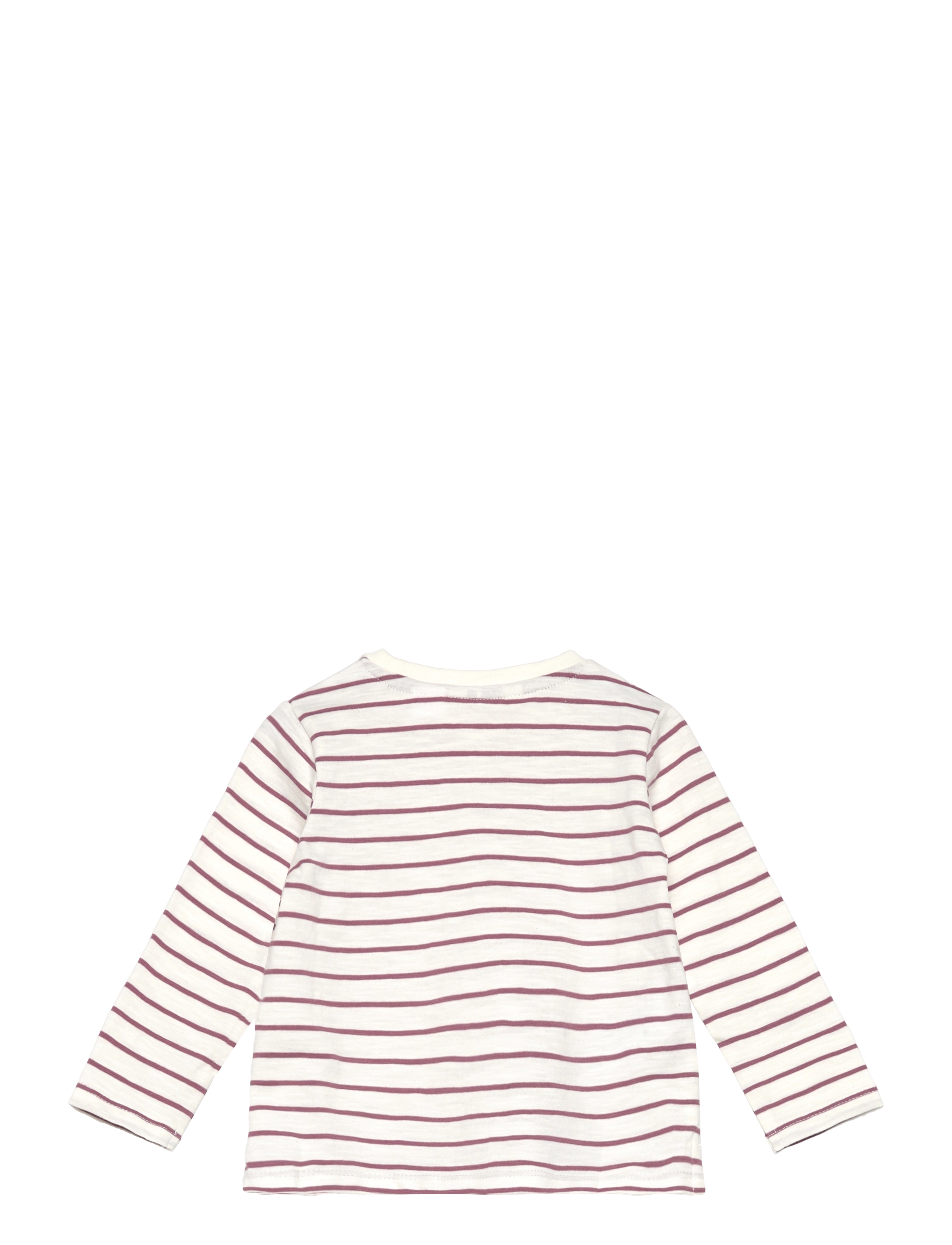 Mango - Striped cotton T-shirt - langærmede t-shirts - natural white - 1