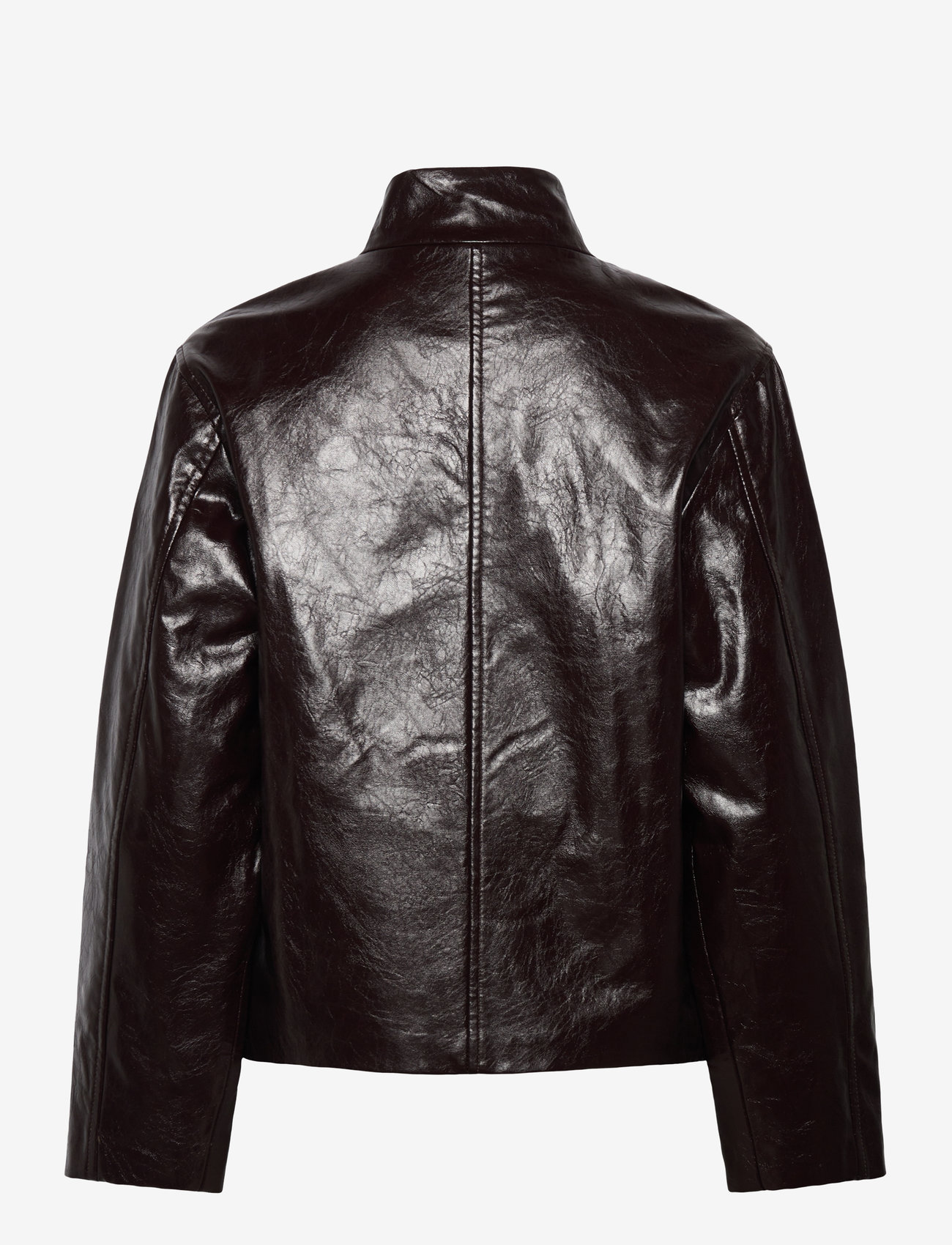 Mango - Perkins collar texture jacket - frühlingsjacken - brown - 1