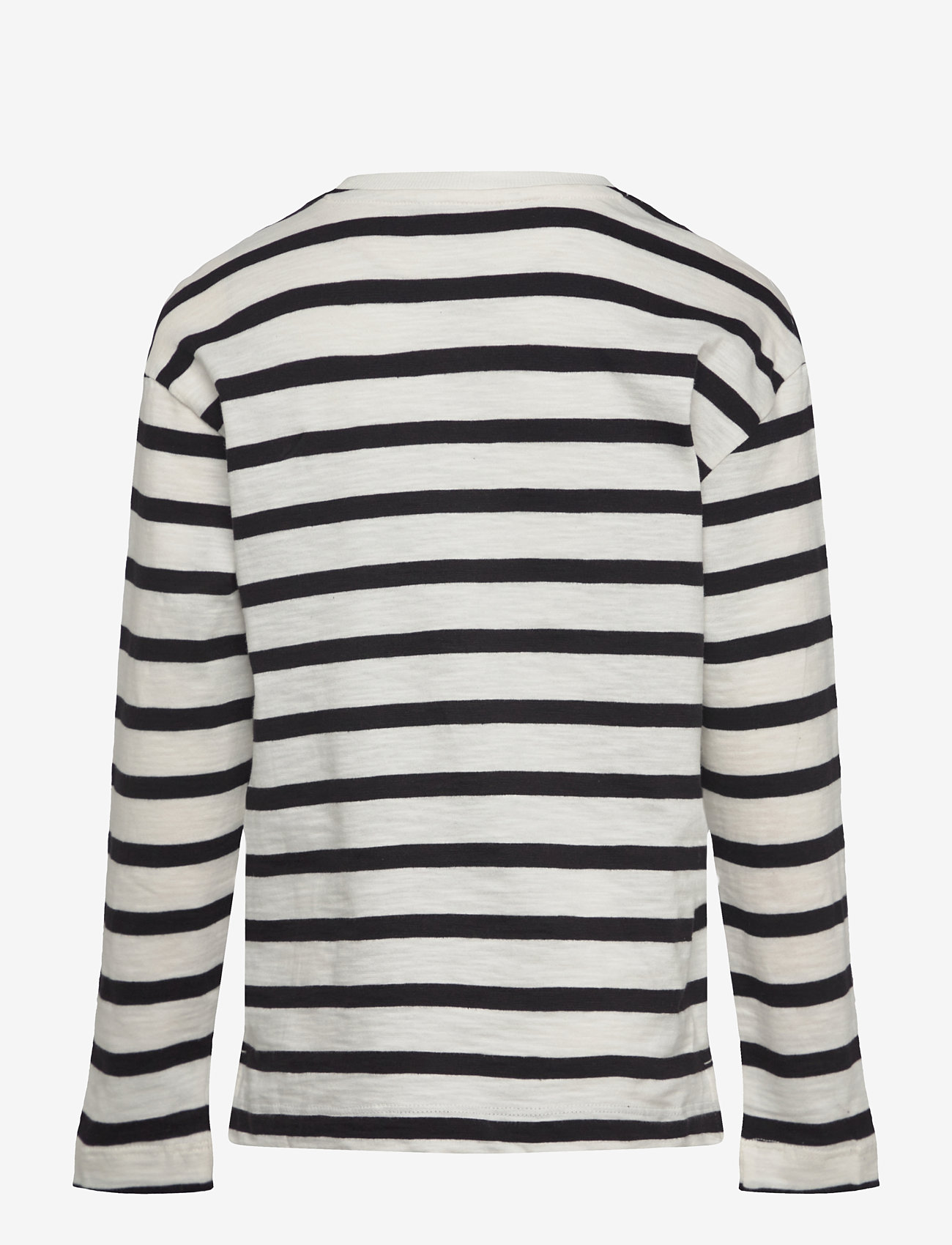 Mango - Striped long sleeves t-shirt - oberteile & t-shirts - black - 1