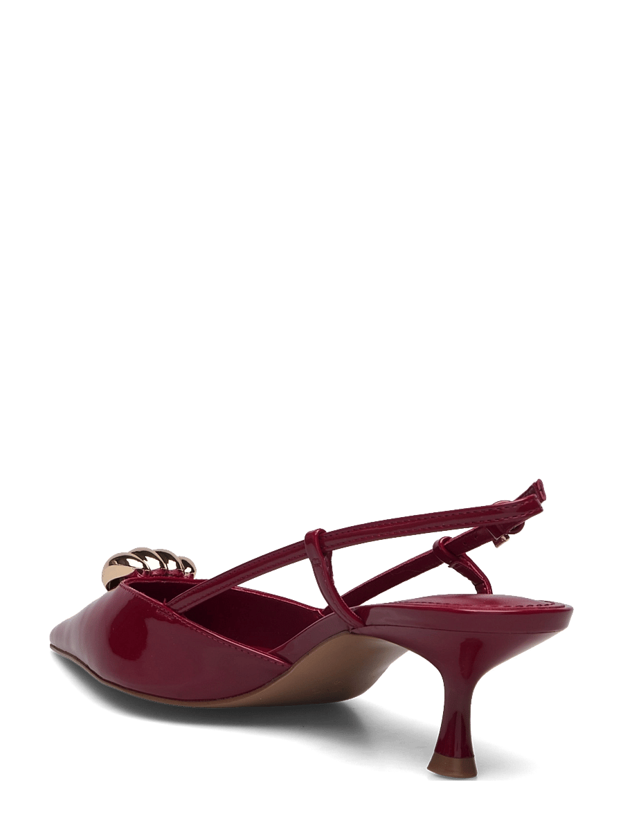 Mango - High-heeled shoes with metallic detail - højhælede sko - red - 3