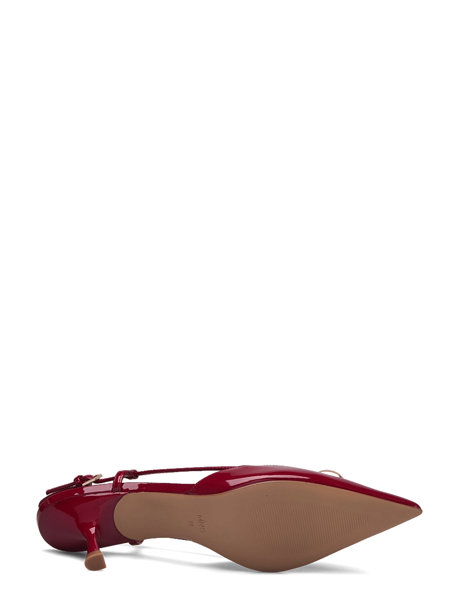 Mango - High-heeled shoes with metallic detail - højhælede sko - red - 5