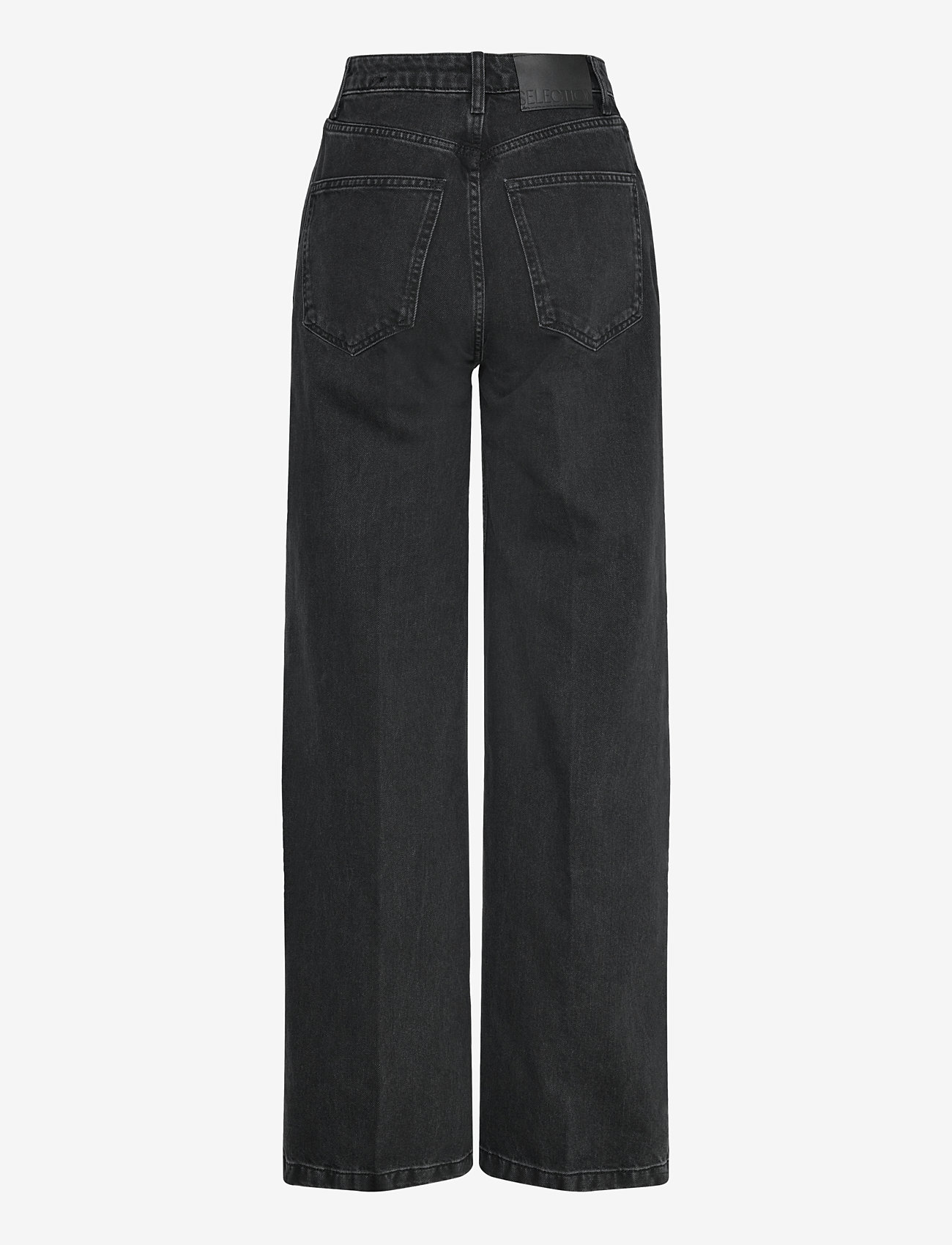 Mango - High waist straight jeans - hosen mit weitem bein - open grey - 1