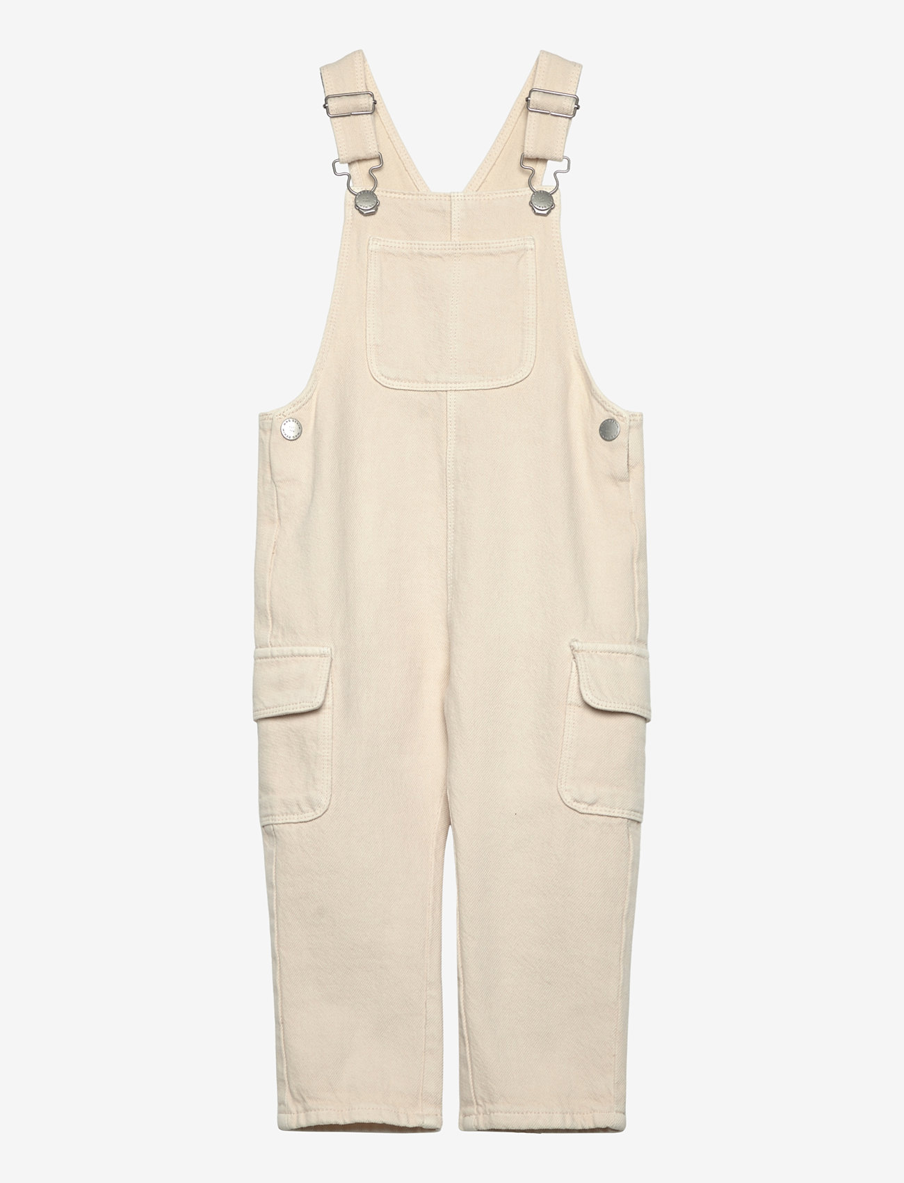 Mango - Long denim overalls with pocket - alhaisimmat hinnat - light beige - 0