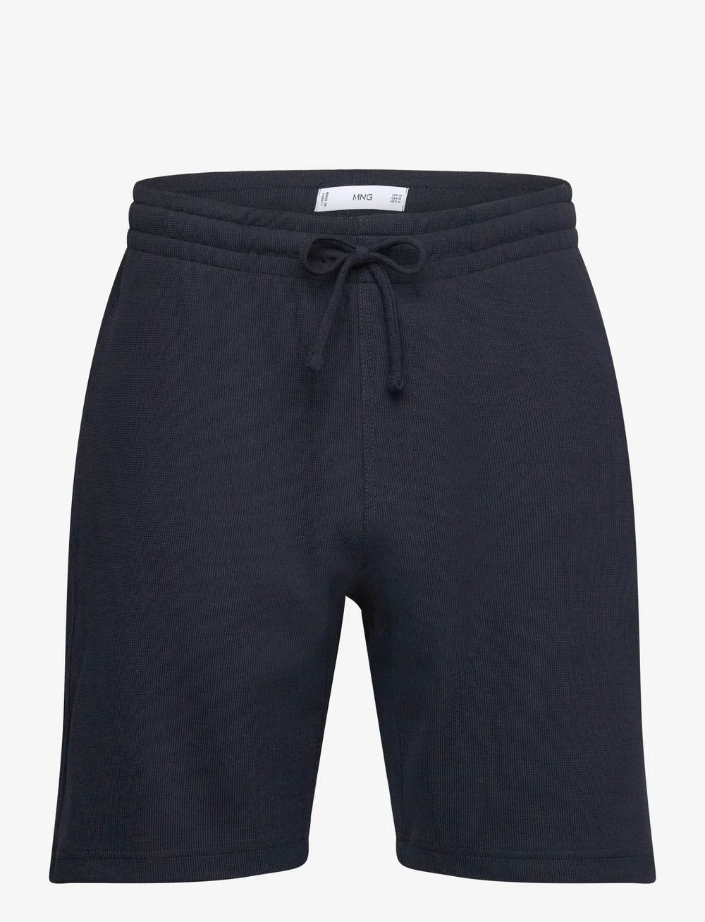 Mango - Structured knitted shorts - sweatshorts - navy - 0