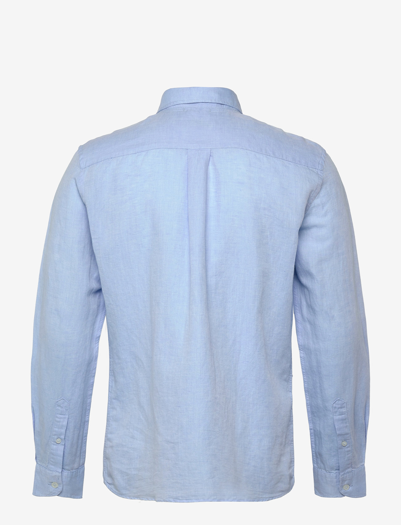 Mango - Pocket linen shirt - linneskjortor - lt-pastel blue - 1
