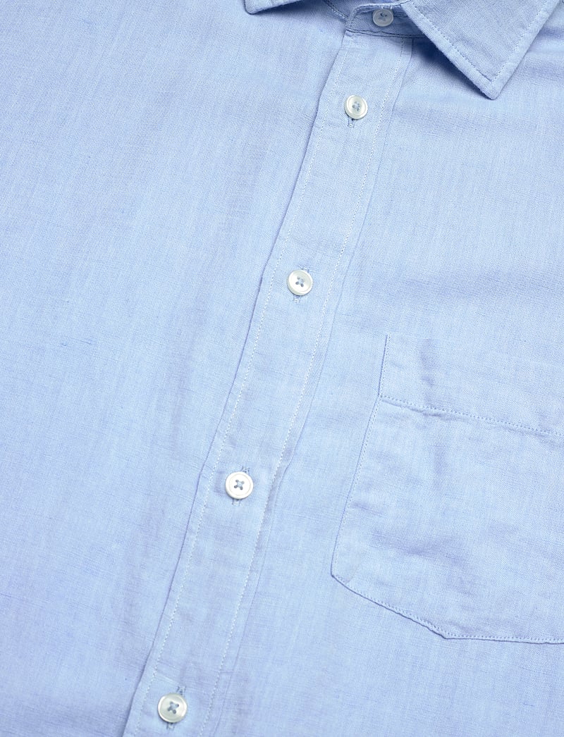 Mango - Pocket linen shirt - pellavakauluspaidat - lt-pastel blue - 3