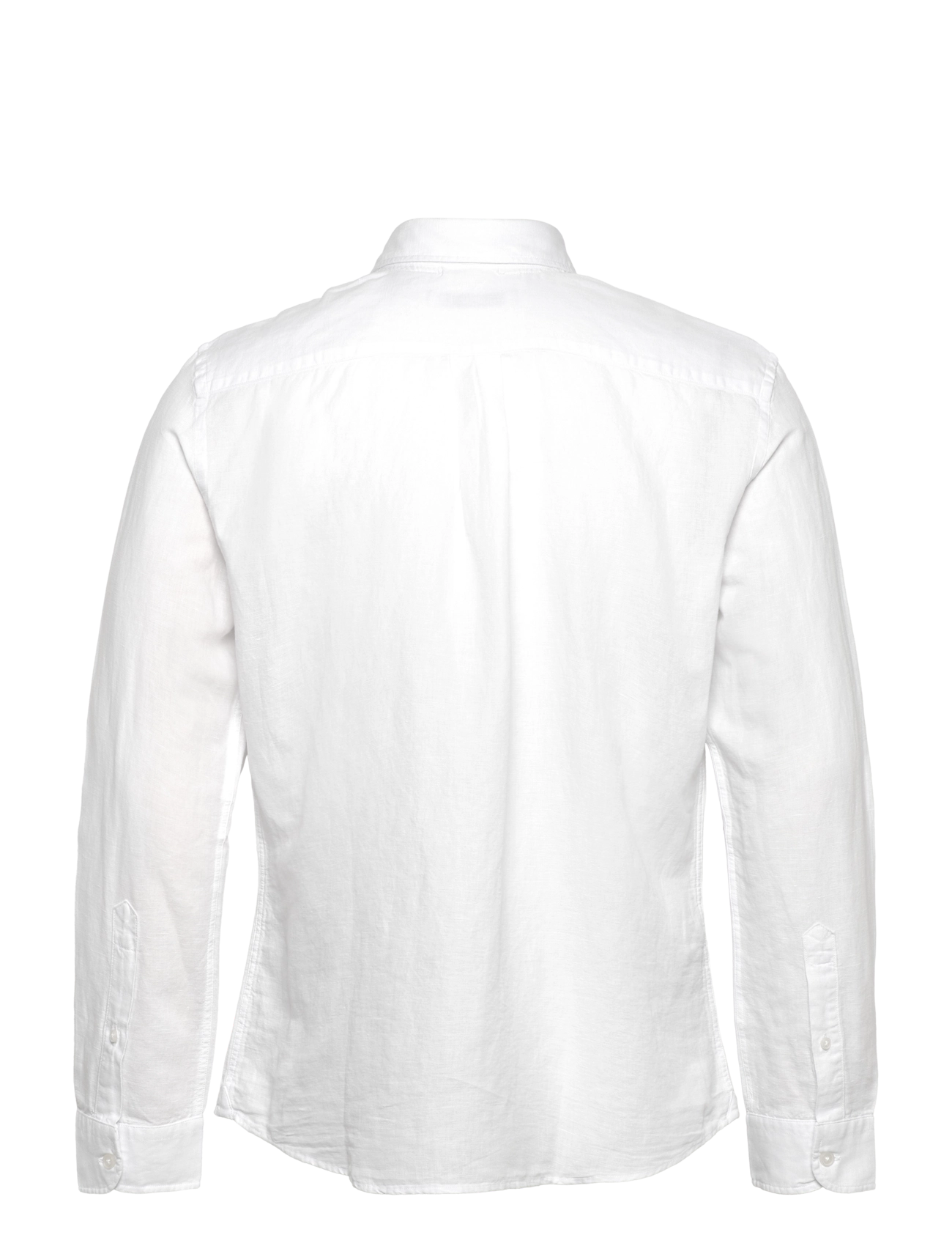Mango - Pocket linen shirt - white - 1