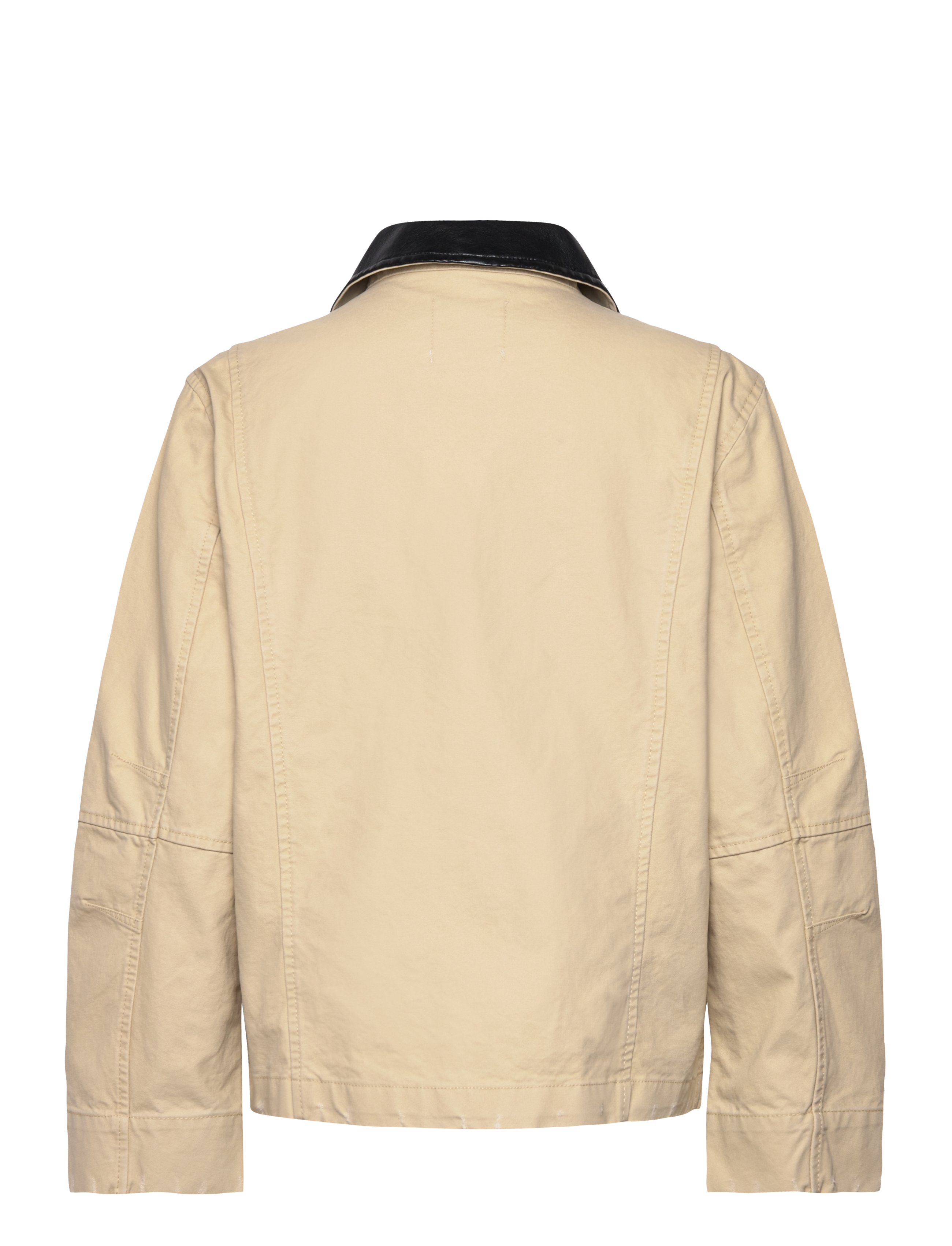 Mango - Cotton jacket with contrasting collar - frühlingsjacken - lt pastel grey - 1