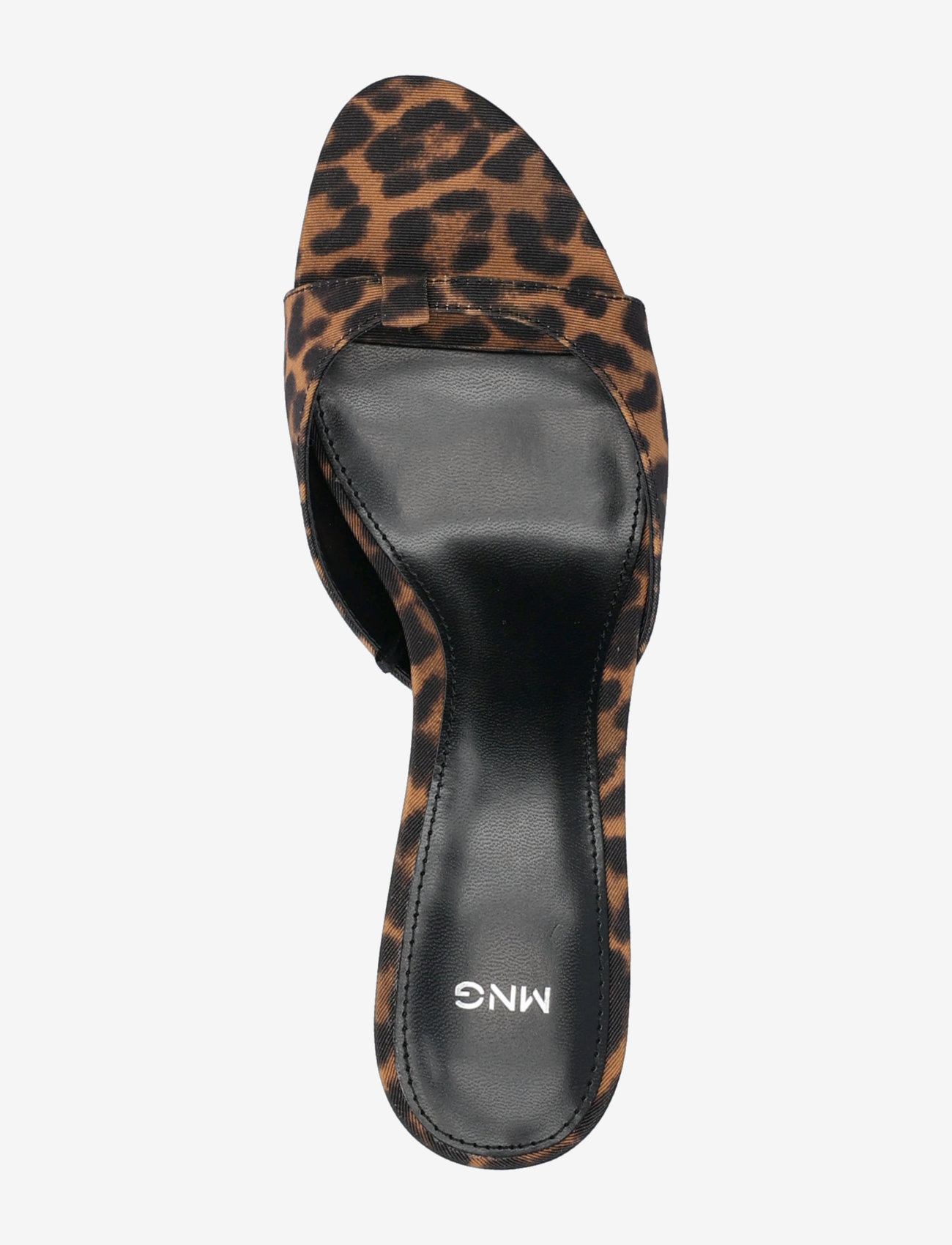 Mango - Animal-print kitten heel sandal - sandaletten - brown - 3