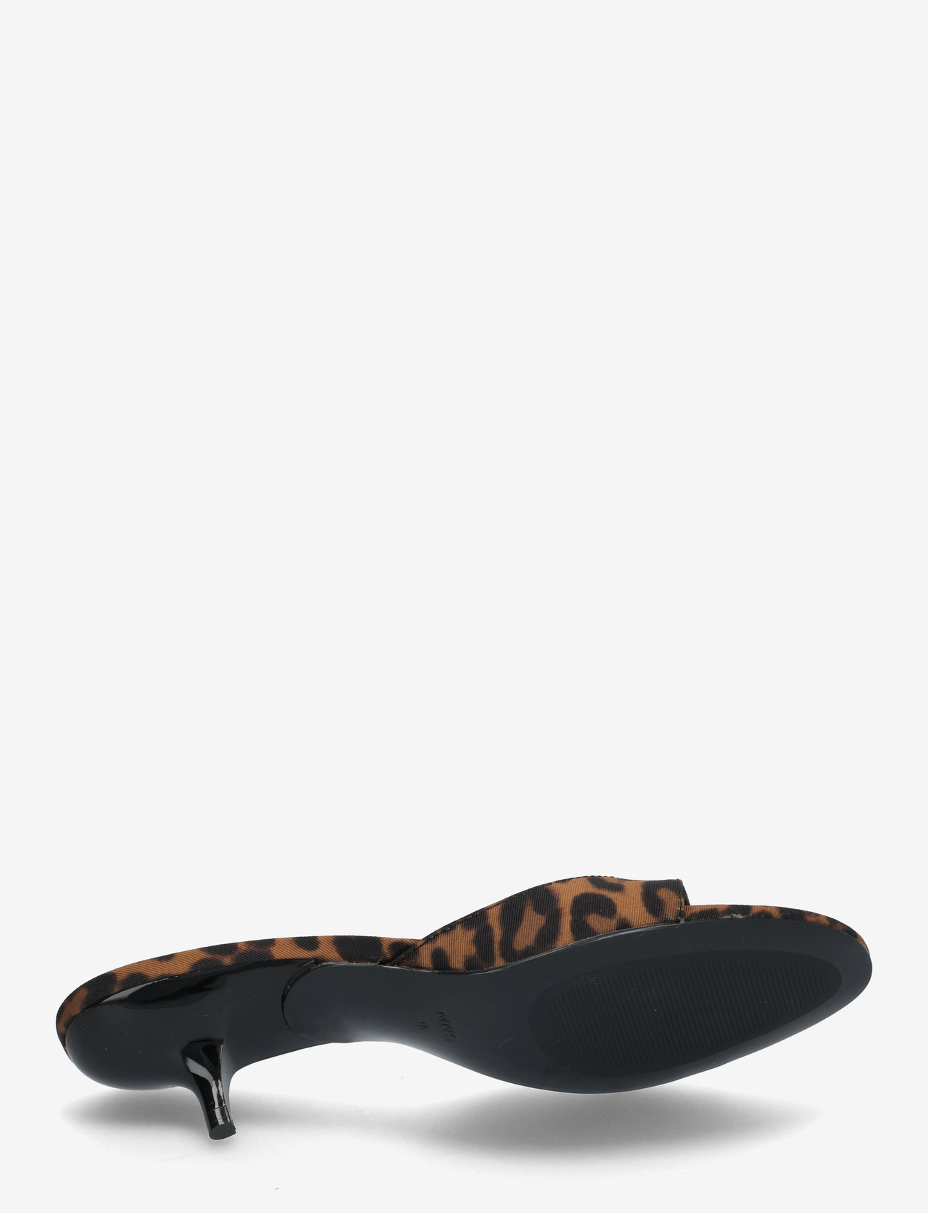 Mango - Animal-print kitten heel sandal - sandaletten - brown - 4