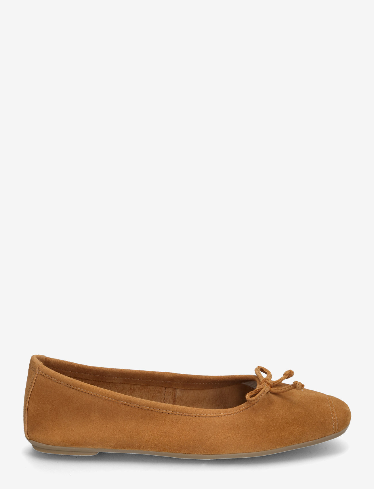 Mango - Bow suede ballerina - ballerinas - medium brown - 1